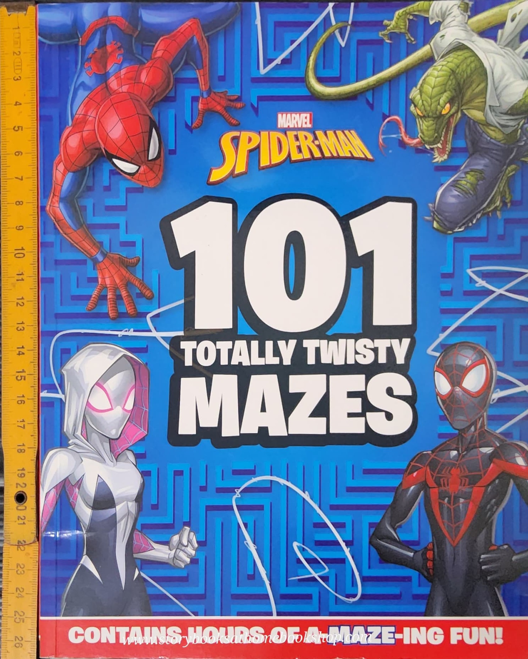 PUZZLE BOOK** ð
ð
MARVEL SPIDER-MAN 101 TOTALLY TWISTY MAZES