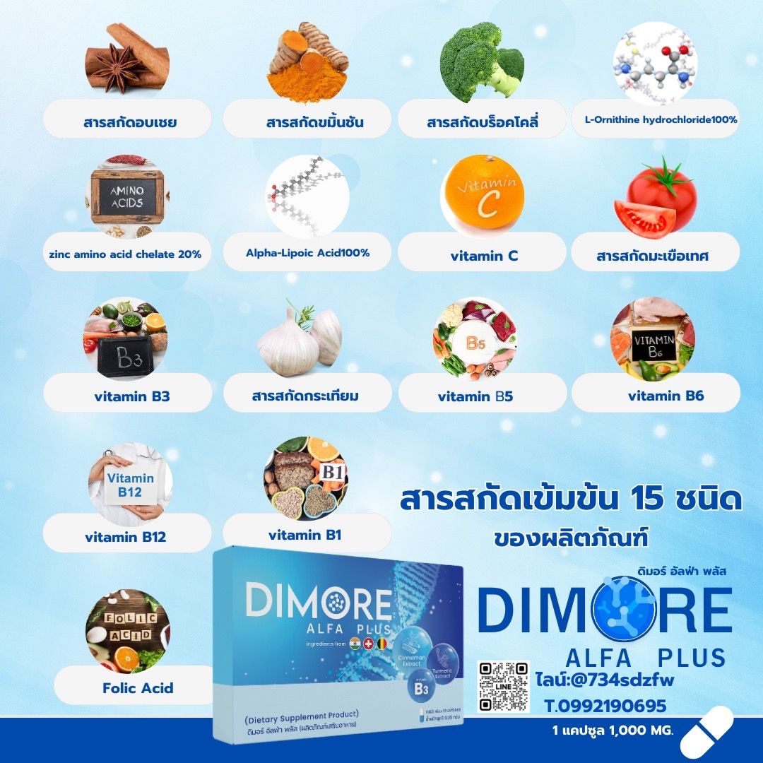 ดิมอร์ อัลฟ่า พลัส ดิมอร์ บีพลัส Di More AlfaPlus Di More B Plus ฟื้นฟูไตแบบเร่งด่วน ไตเสื่อม โรคไต ไตวาย ขับของเสีย ฟื้นฟูไต กรดยูริก โซเดียม ฟอสฟอรัส น้ำท่วมปอด ติดเตียง เดินไม่ได้