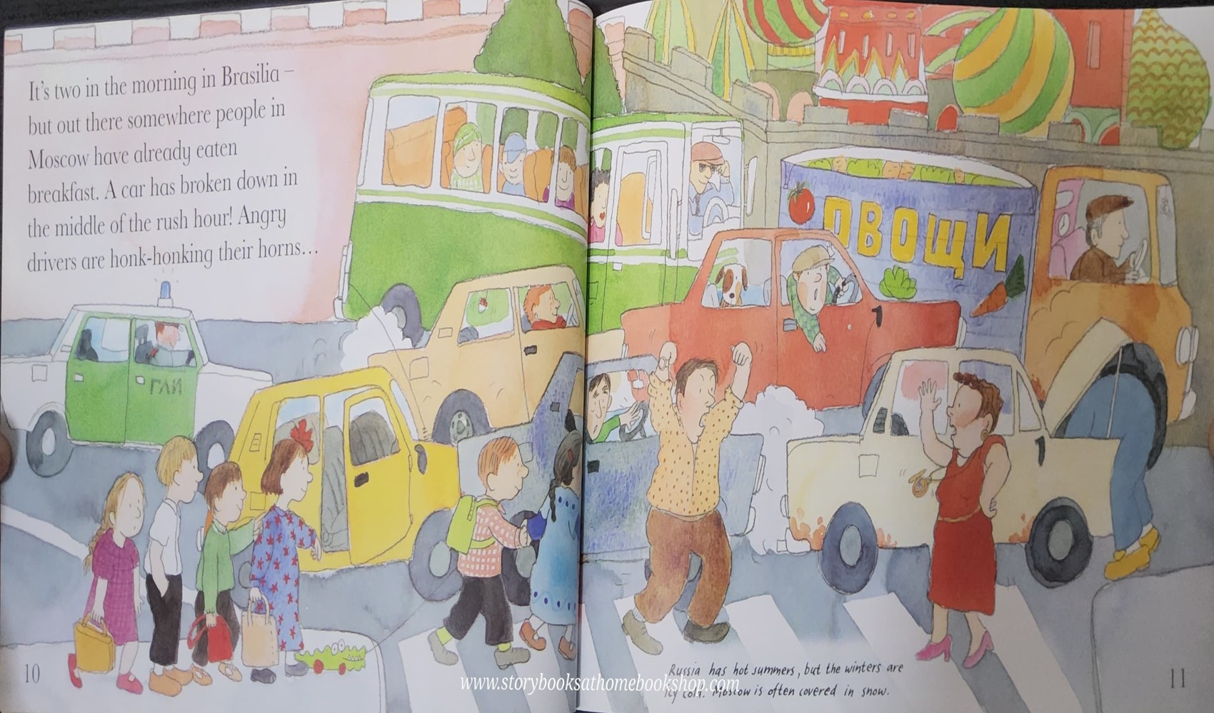 หนังสือนิทานปกอ่อน** 🍅🍓WONDERWISE:A BOOK ABOUT TIME ZONES:OUT THERE SOMEWHERE IT'S TIME TO..