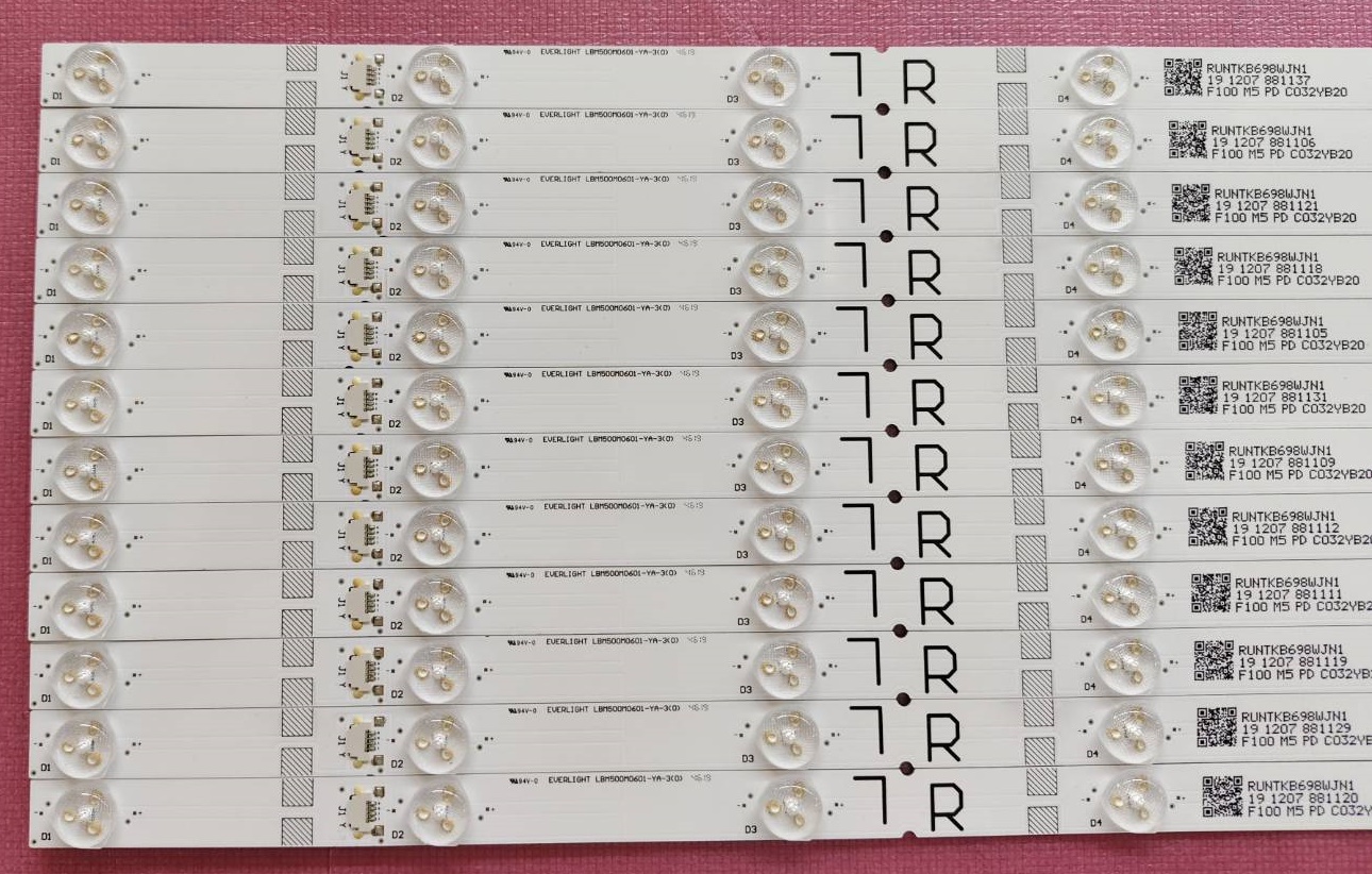 หลอดแบคไลน์ทีวี ชาร์ป SHARP อะไหล่แท้/มือสองถอดจากเครื่องพร้อมใช้งาน ใช้กับรุ่น 4T-C50AH1X 4T-C50AL1X