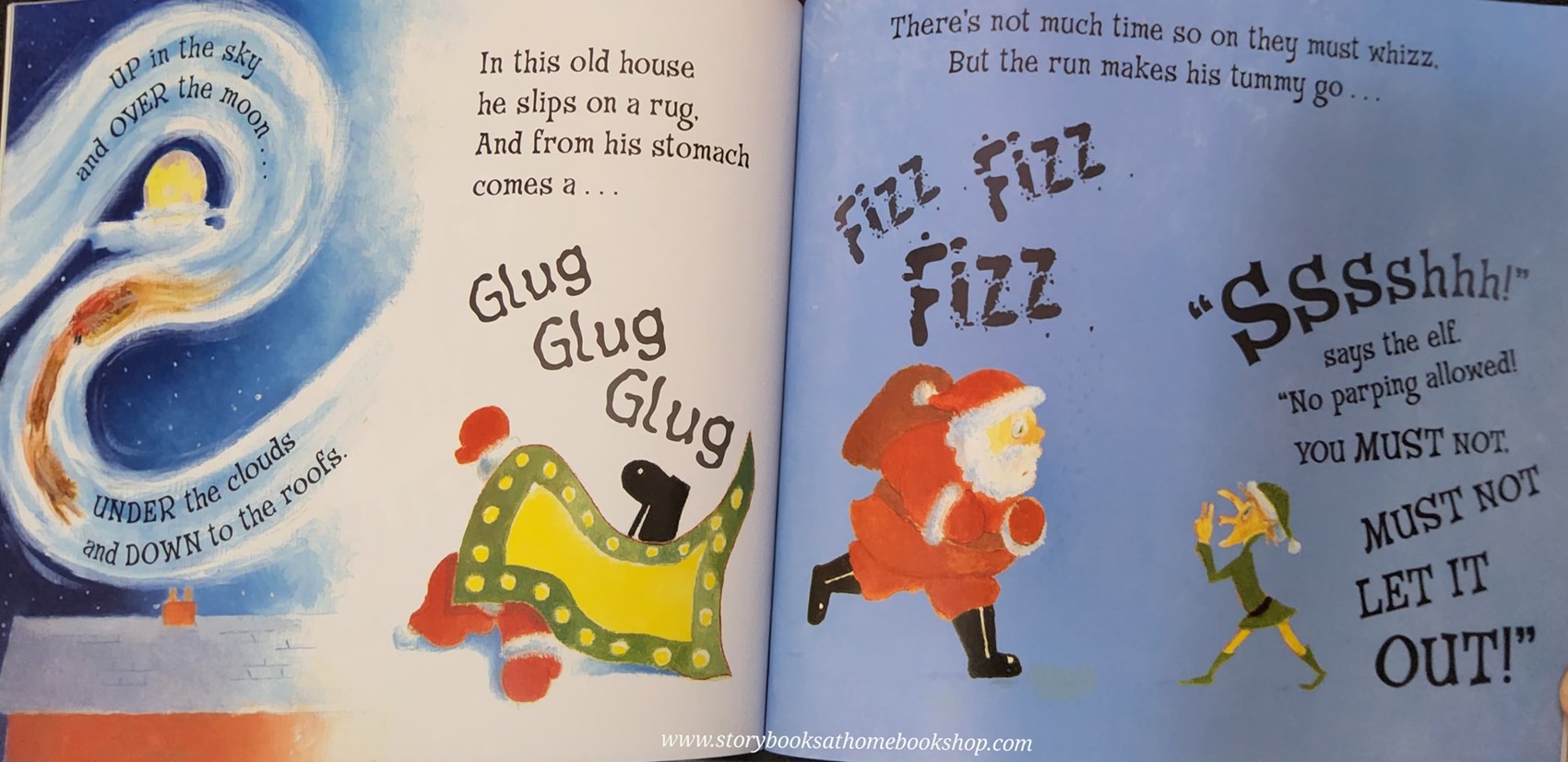 หนังสือนิทานปกอ่อน** 🍅🍅FATHER CHRISTMAS COMES UP TRUMPS! BY NICHOLAS ALLAN