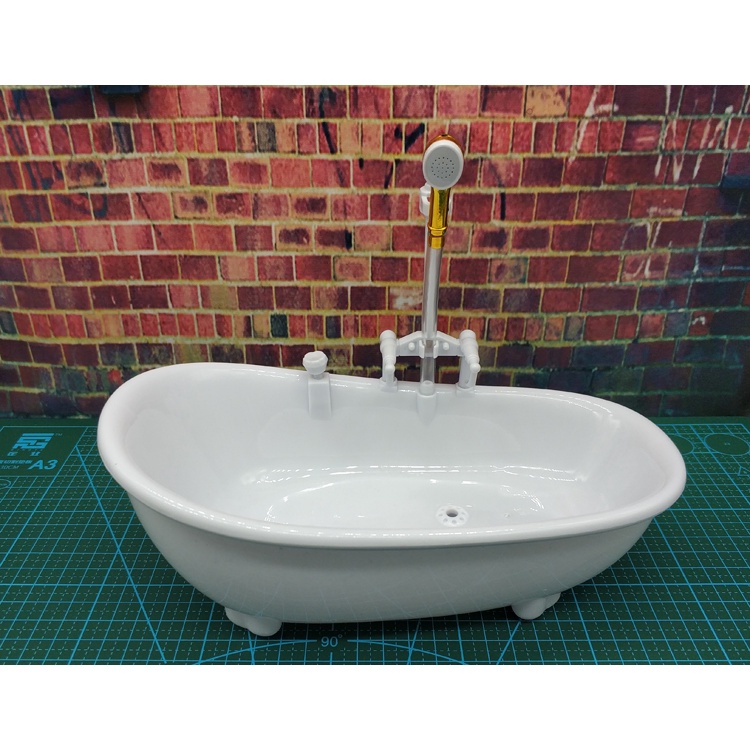 อ่างอาบน้ำ ประกอบฉาก ฟิกเกอร์ ฟิกม่า shf โมเดล 1/12 Bathtub furniture scene prop 6inch Figma Figure Model
