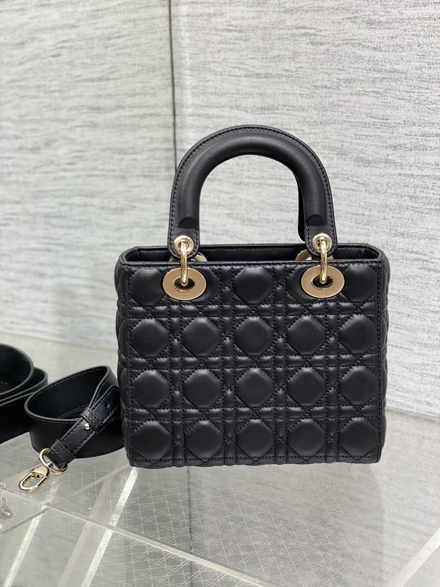 [Pre-order] Small Lady Dior My ABCDior Bag Black Cannage Lambskin 20cm งานเกรด Vip คุณภาพดีที่สุด