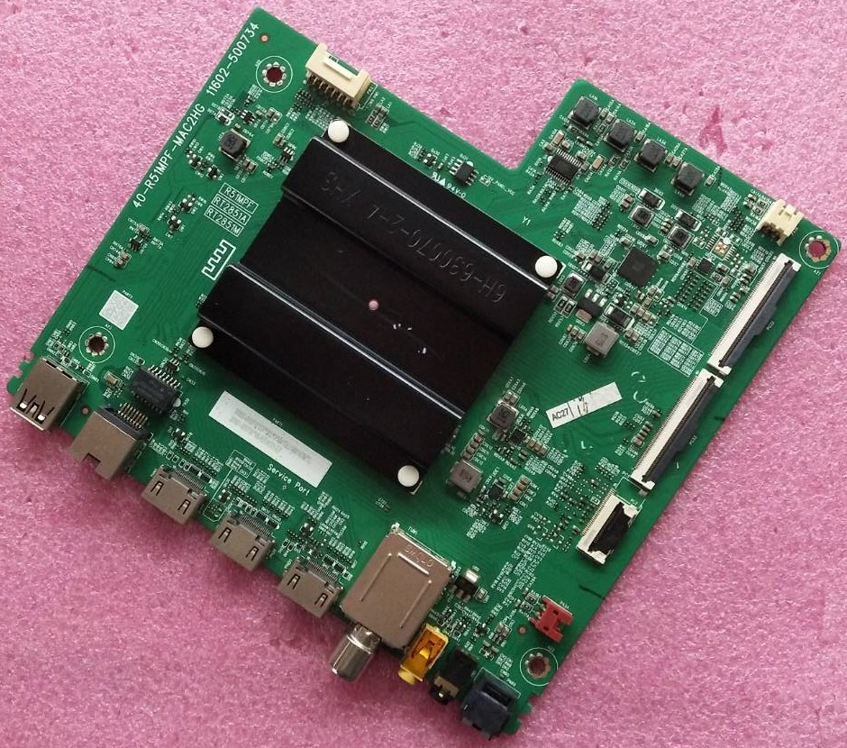 เเมนบอร์ดทีวีทีซีแอล TCL อะไหล่แท้/มือสองพร้อมใช้งาน ใช้กับรุ่น 43T635 43P635 43P736 พาร์ทติดบอร์ด 40-R51MPF-MAC2HG