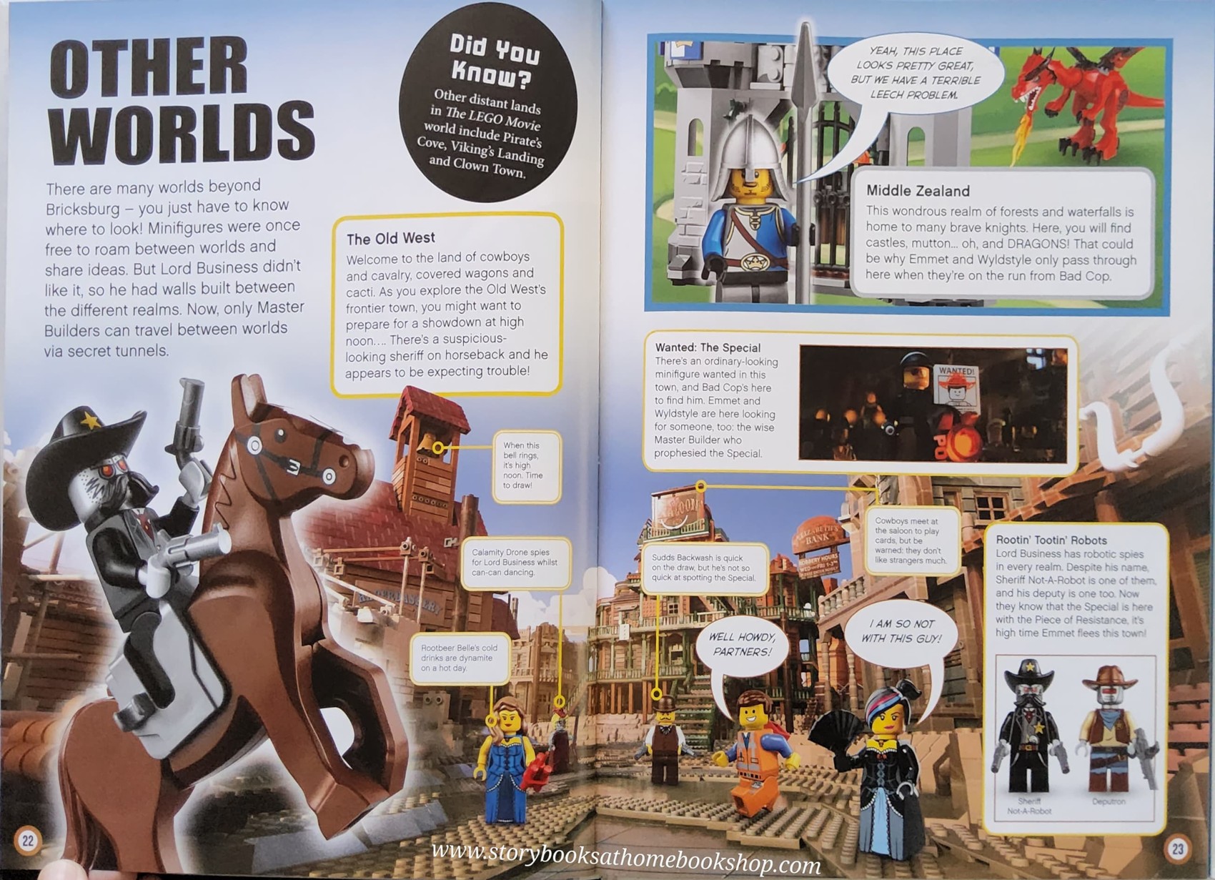 หนังสือนิทานปกแข็ง** 🍅🍓LEGO THE LEGO MOVIE THE ESSENTIAL GUIDE