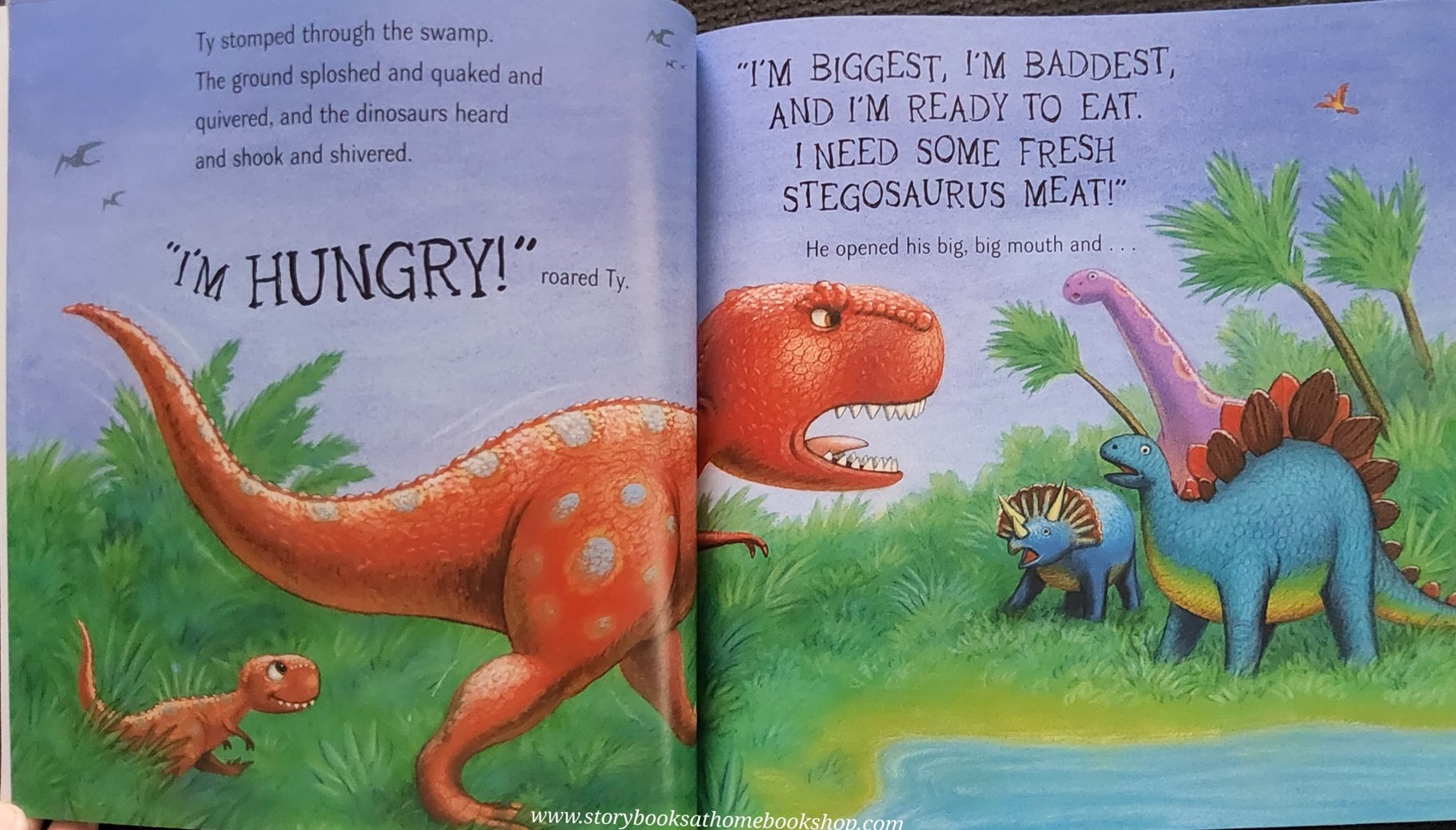 หนังสือนิทานปกอ่อน** 🍅🍓CRUNCH MUNCH DINOSAUR LUNCH!