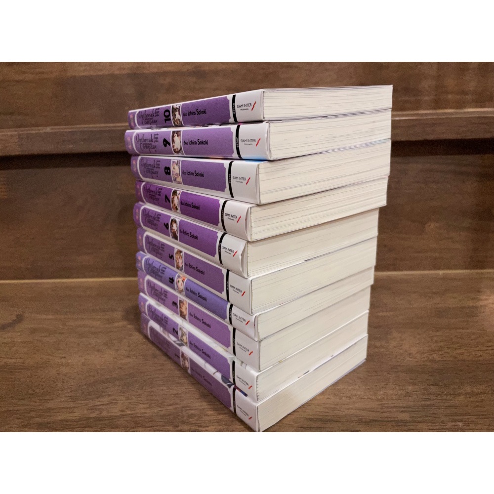 [LIGHT NOVEL] Outbreak Company กองทัพโมเอะบุกโลก เล่ม 1-10 ... Ichiro Sakaki เขียน (มือสอง)