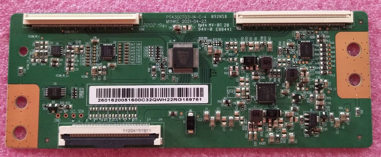 ทีคอนทีวี HAIER ไฮเออร์ ของแท้ถอดจากเครื่อง ใช้กับรุ่นH43D6FG พาร์ทPT430CT03-14-C-4 #ก่อนซื้อให้เทียบบอร์ดดีๆรุ่นเดียวกันแต่บอร์ดไม่เหมือนกัน#