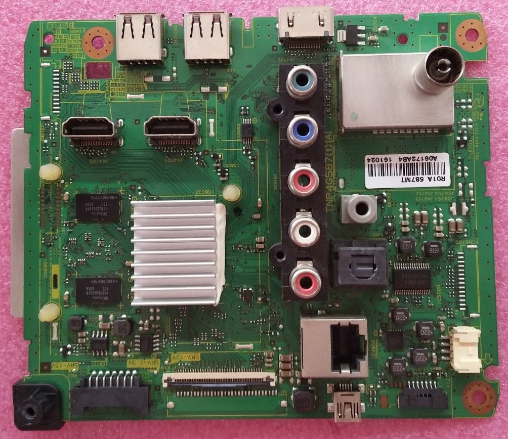 Main Board Panasonic (เมนบอร์ดพานาโซนิค) ของแท้ถอดจากเครื่อง ใช้กับรุ่น TH-49DS630T พาร์ทบอร์ด TNP4G587