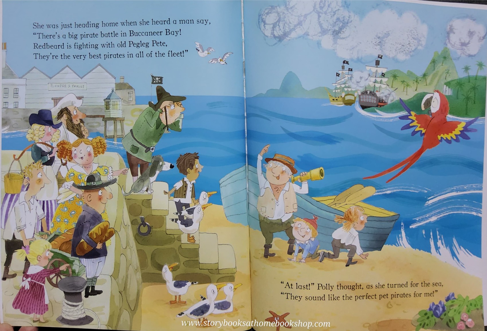 หนังสือนิทานปกอ่อน** ♥️POLLY PARROT PICK A PIRATE♥️