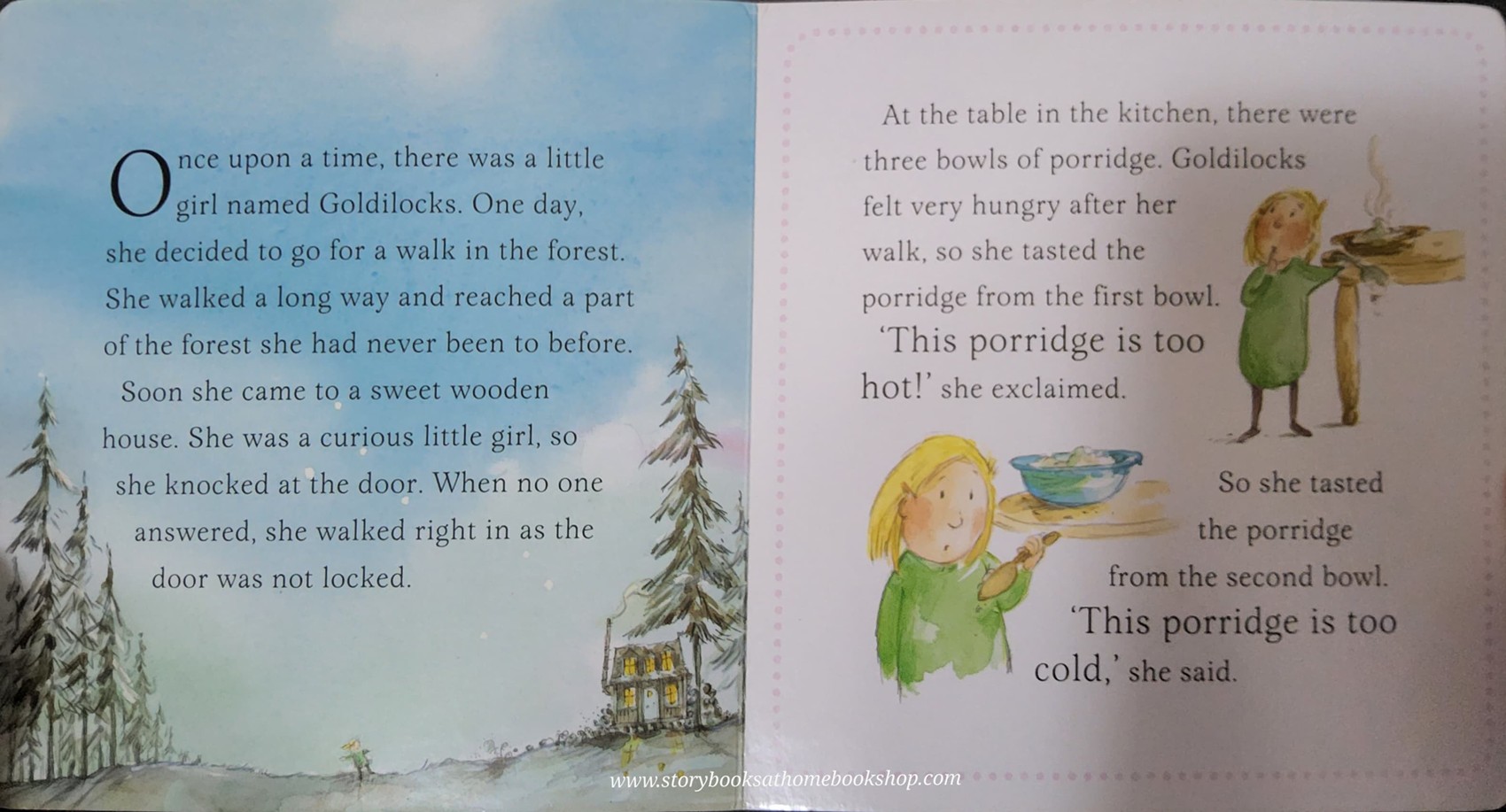 BOARD BOOK** 🍅🍓NURSERY STORIES:GOLDILOCKS AND THE THREE BEARS