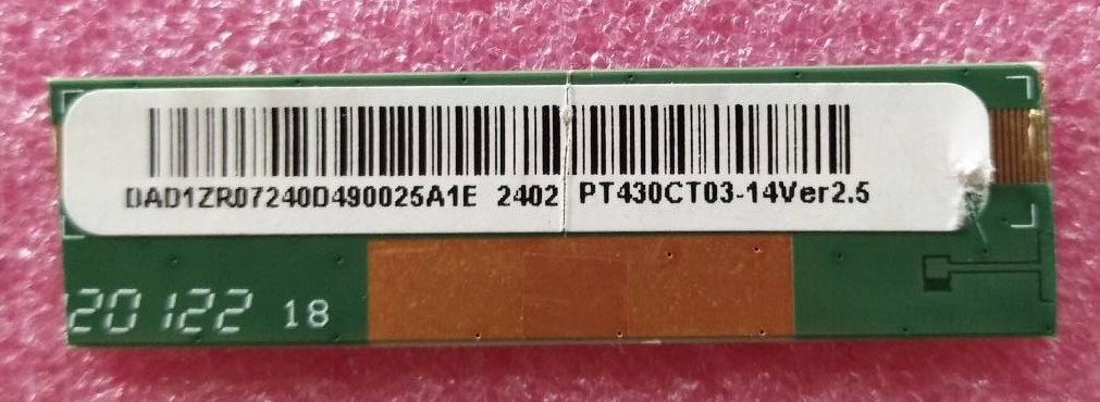 เมนบอร์ดทีวีไฮเออร์ HAIER ของแท้ถอดจากเครื่อง ใช้กับรุ่น H43D6FG พาร์ทTP.MT9216.PB731 ใช้ทีบาร์PT430CT03-14 ver.2.5