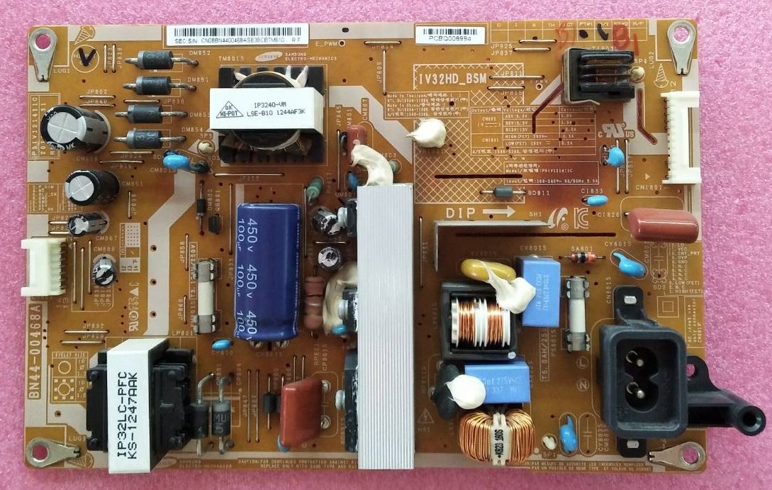 POWER SUPPLY SAMSUNG (ซับพลาย ซัมซุง) ของแท้ถอดจากเครื่อง รุ่นLA26D400E1 LA32D403E2 พาร์ท BN44-00438C BN44-00438A BN44-00438B BN44-00468A BN44-00468B