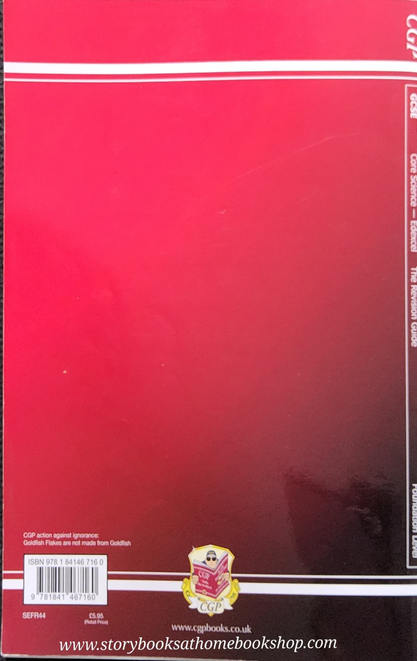 TEXTBOOK** 🍓🍓 CGP: GCSE Core Science Tge Revision Guide (FOR Year 10 exams)