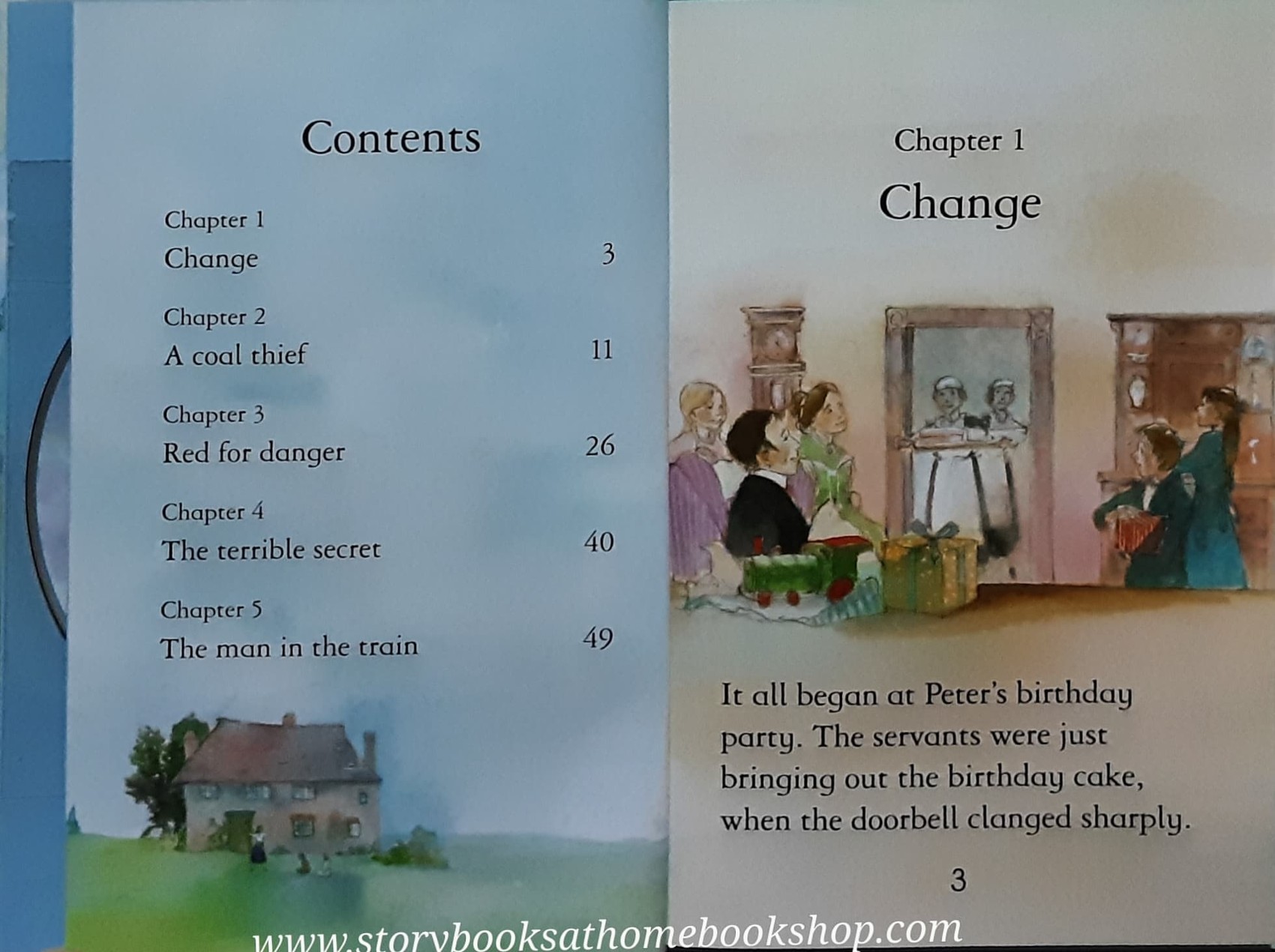 หนังสือนิทานปกแข็ง ** 🍅🍓USBORNE YOUNG READING: THE RAILWAY CHILDREN WITH CD♥️♥️