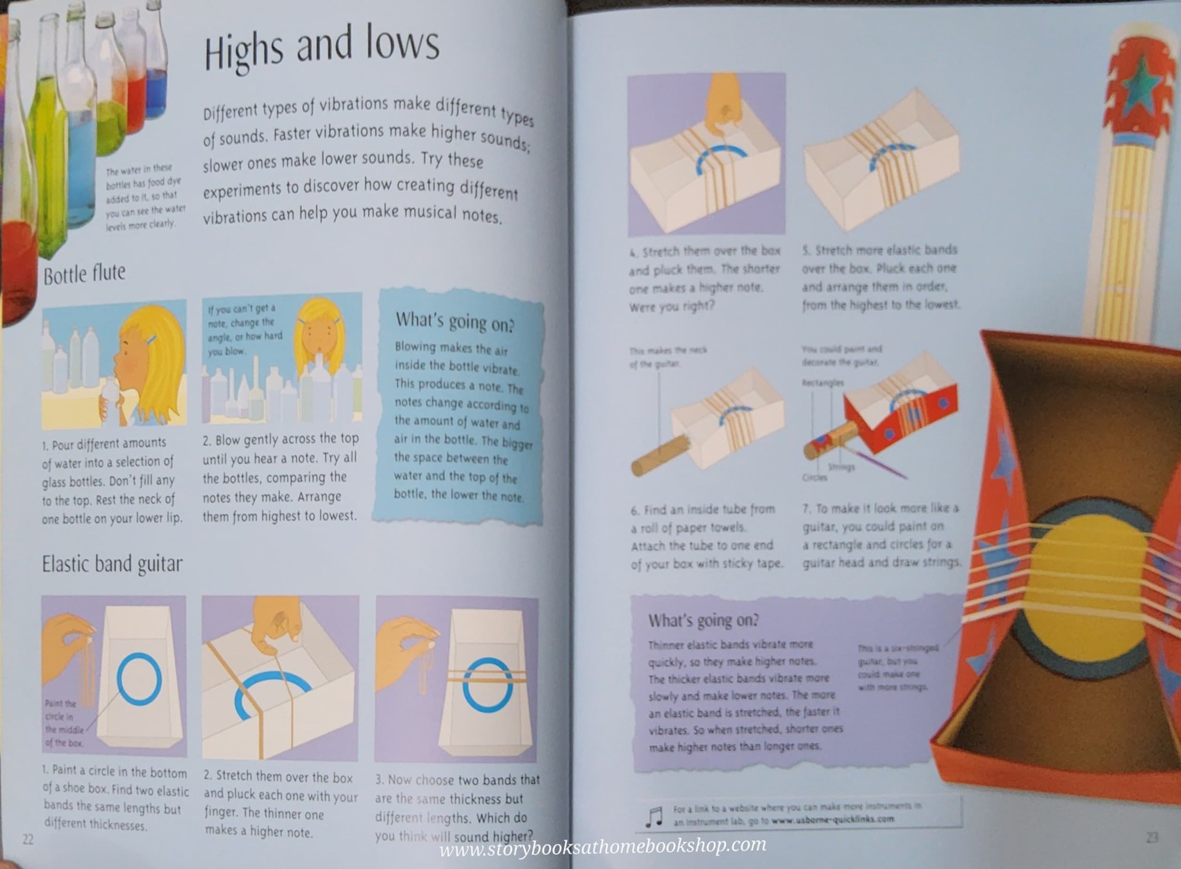KNOWLEDGE BOOK ** 🍅🍓 USBORNE 100 SCIENCE EXPERIMENTS