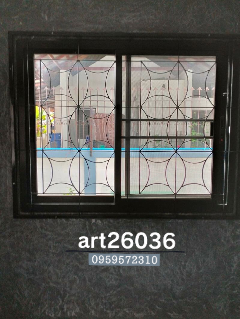 เหล็กดัดพร้อมมุ้งลวด ออกแบบตามแบบลูกค้า ราคาพิเศษ