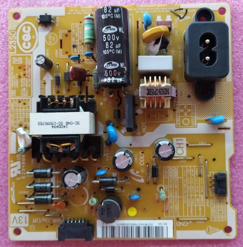 ซับพลายทีวีซัมซุง samsung มือสองพร้อมใช้งาน พาร์ท BN44-00746B ใช้กับรุ่น UA24H4003AR UA24H4003TR UA24J4100AK