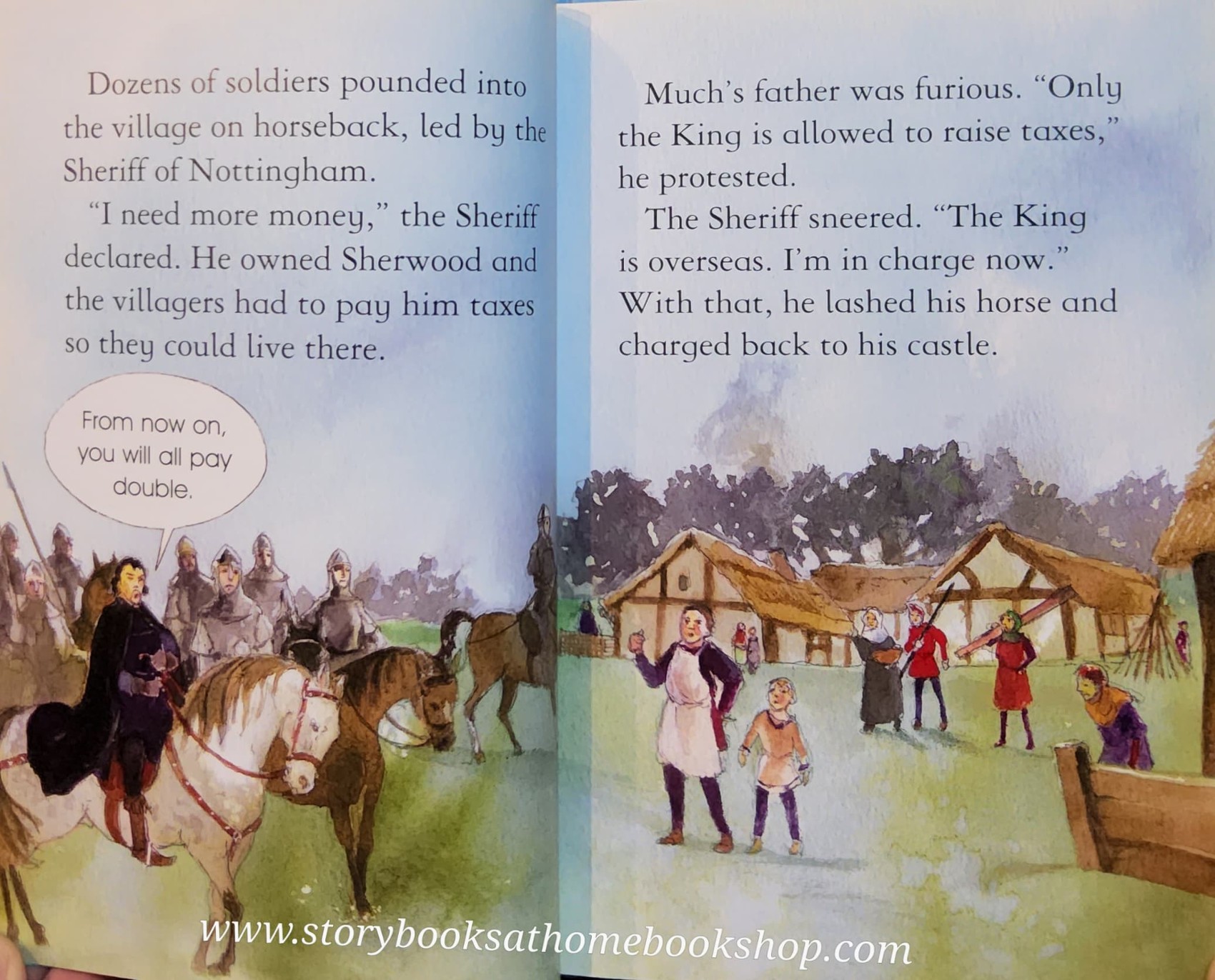 หนังสือนิทานปกแข็ง ** ♥️♥️USBORNE YOUNG READING: ROBIN HOOD♥️♥️