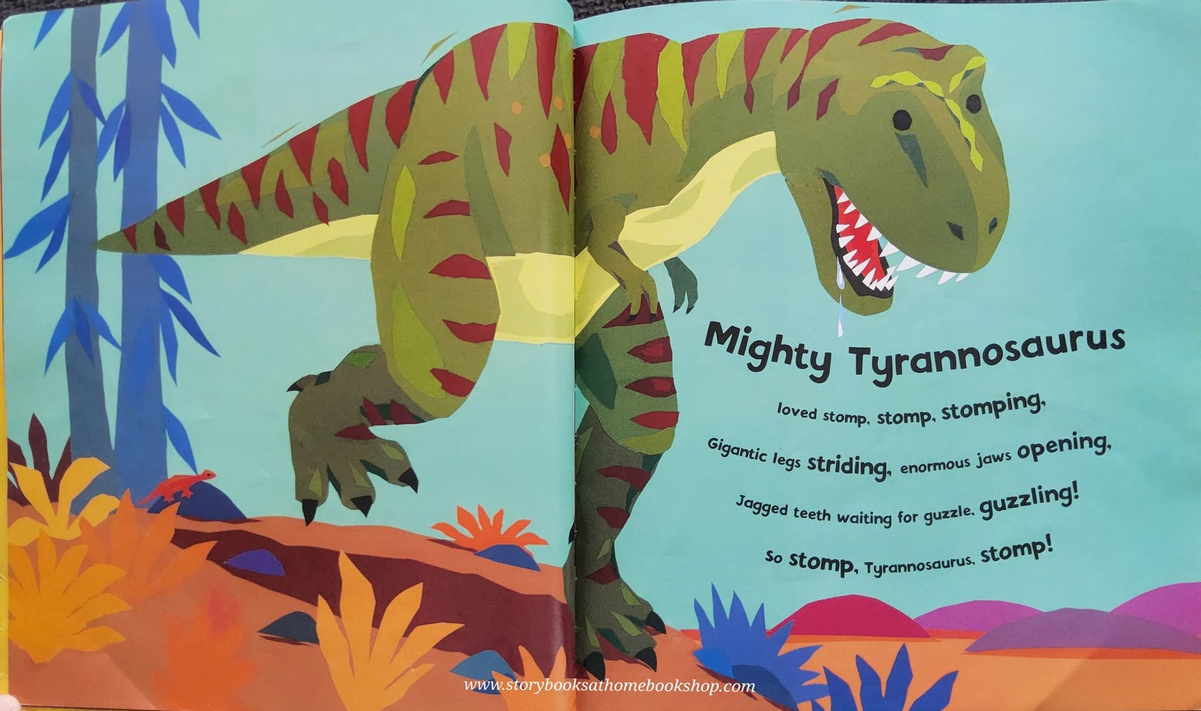 STOMP,DINOSAUR,STOMP! BY MARGARET MAYO&ALEX AYLIFFE
