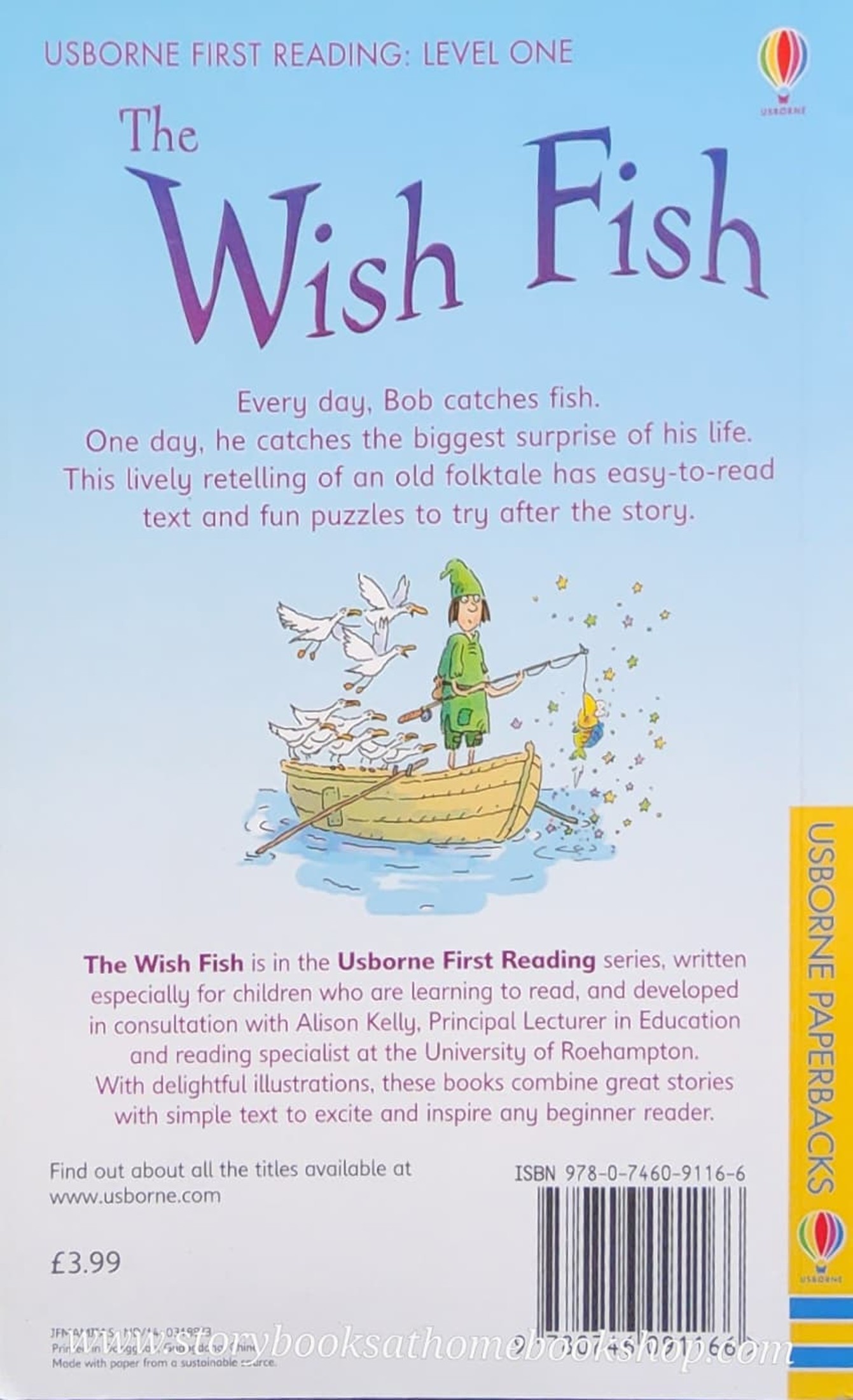 หนังสือนิทานปกอ่อน** ♥️USBORNE FIRST READING: THE WISH FISH
