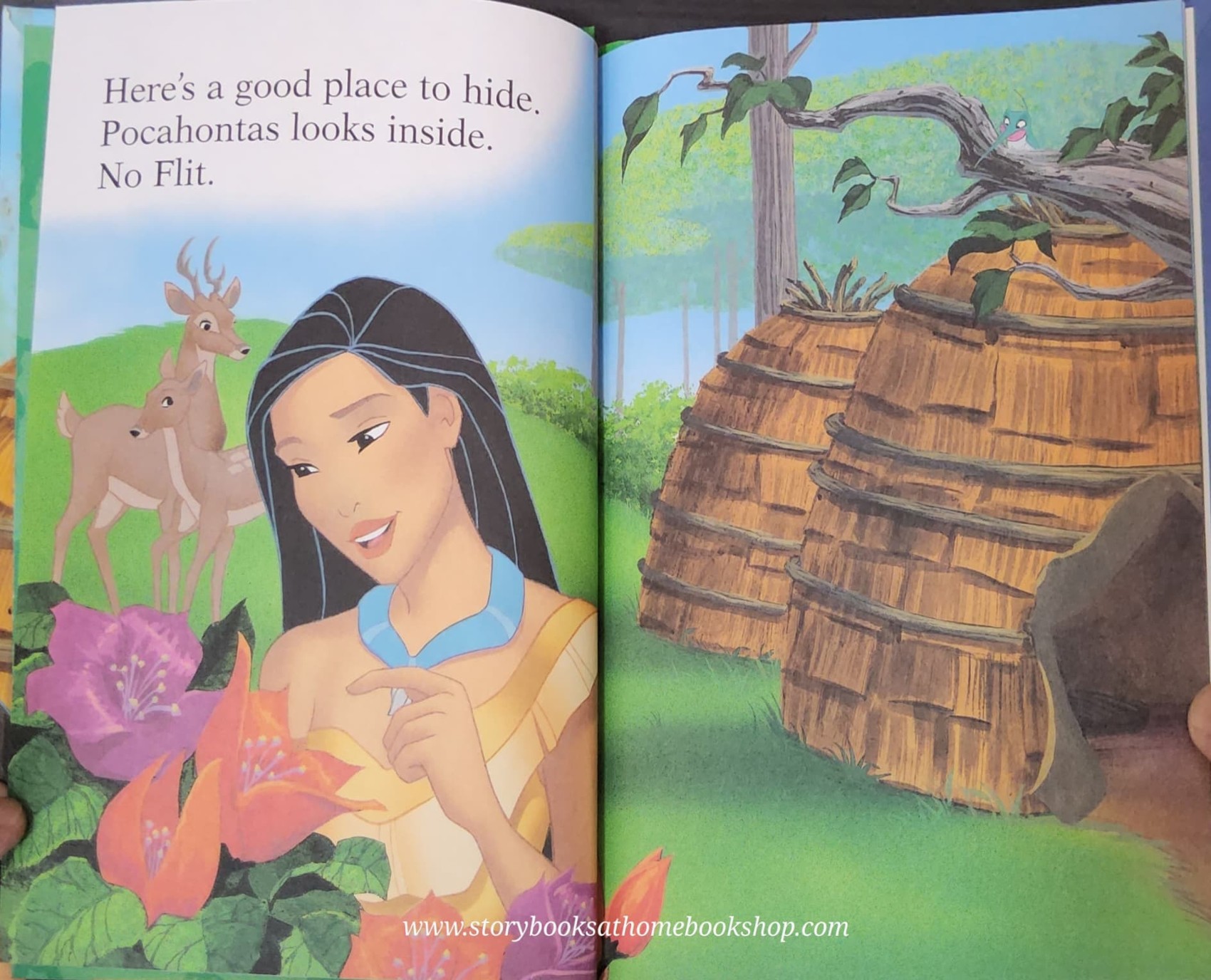 หนังสือนิทานปกแข็ง** ♥️FIRST READERS: DISNEY'S POCAHONTAS WHERE'S FLIT?