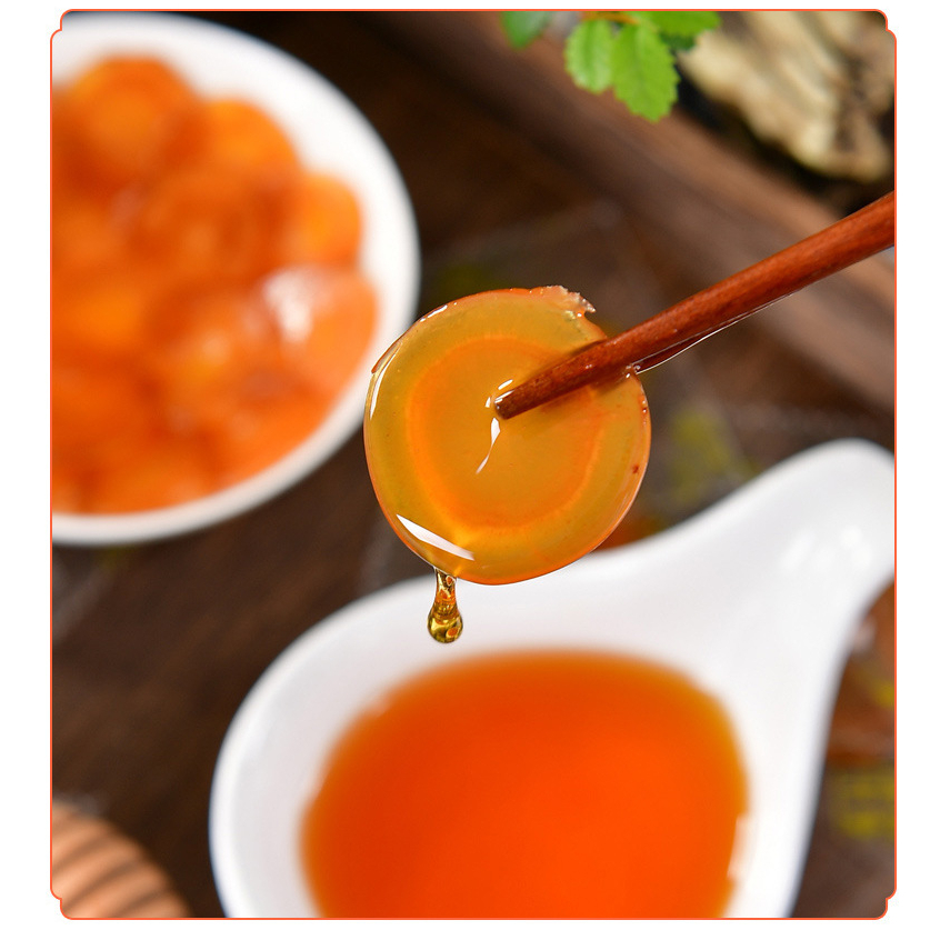 โสมน้ำผึ้ง โสมสด โสมแผ่นเคลือบน้ำผึ้ง โสมแท้ ภูเขาฉางไป๋ Ginseng honey slices 15g