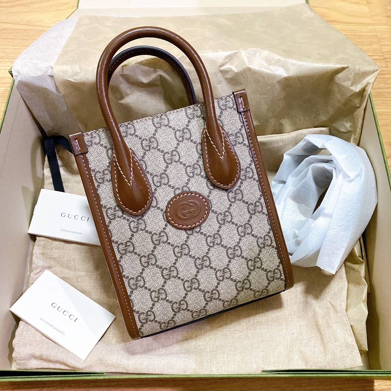 New Gucci mini tote bag