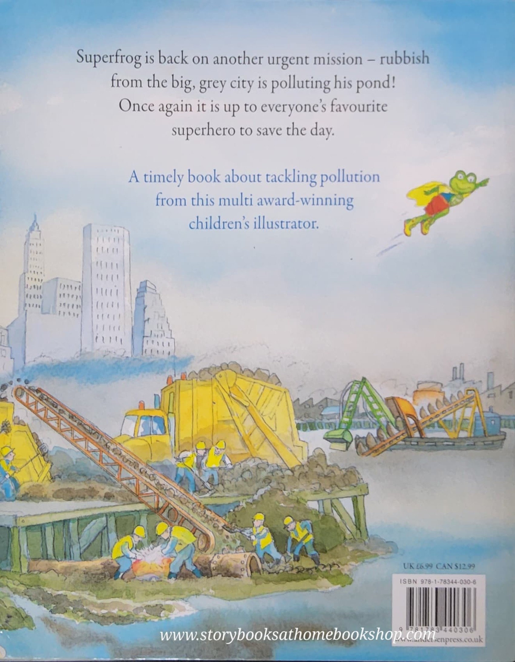 หนังสือนิทานปกอ่อน** ♥️SUPERFROG! AND THE BIG STINK! BY MICHAEL FOREMAN