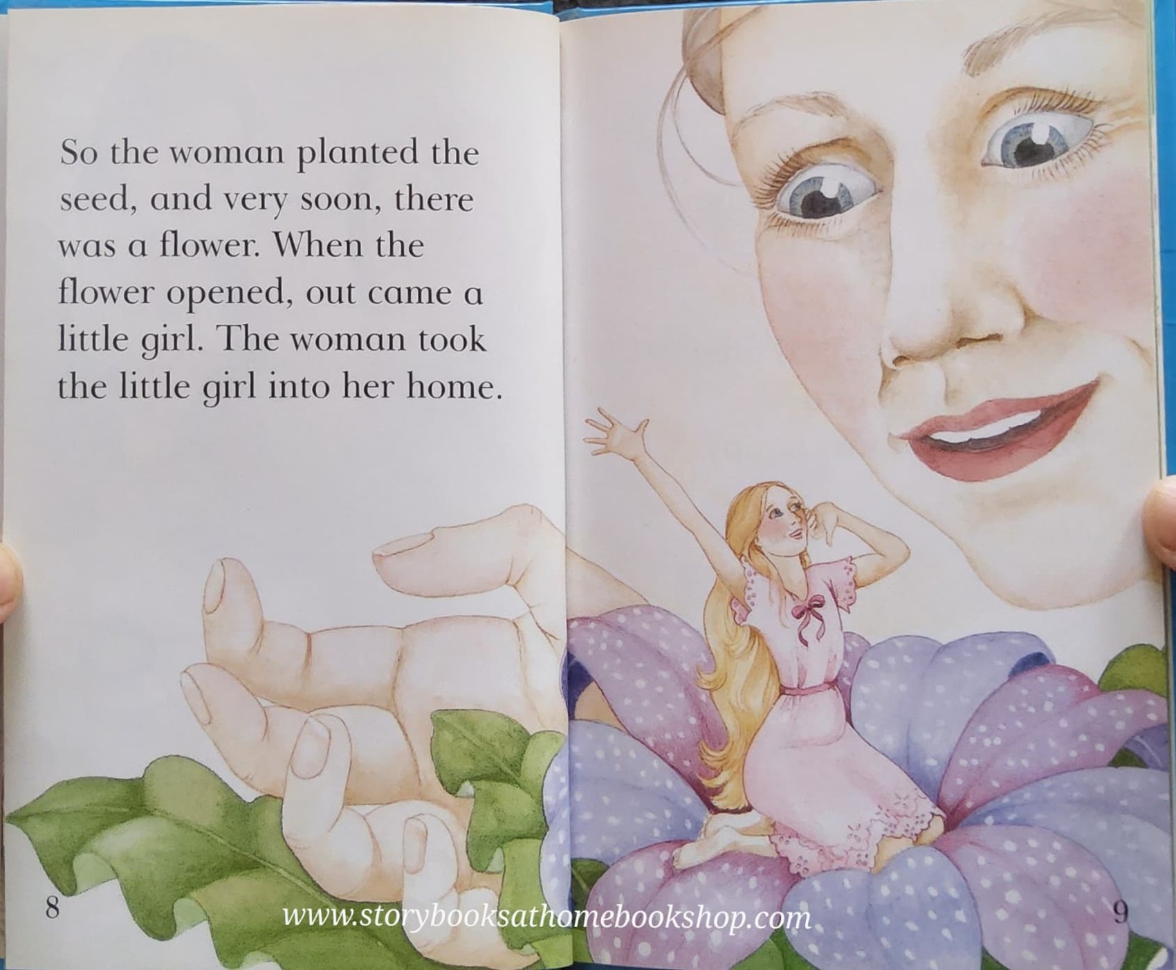 หนังสือนิทานปกแข็ง ** ♥️READ IT YOURSELF WITH LADYBIRD: THUMBELINA LEVEL 3