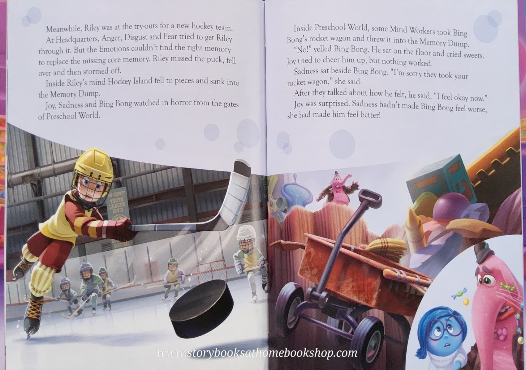 หนังสือนิทานปกแข็ง ** ♥️DISNEY PIXAR INSIDE OUT MAGICAL STORY