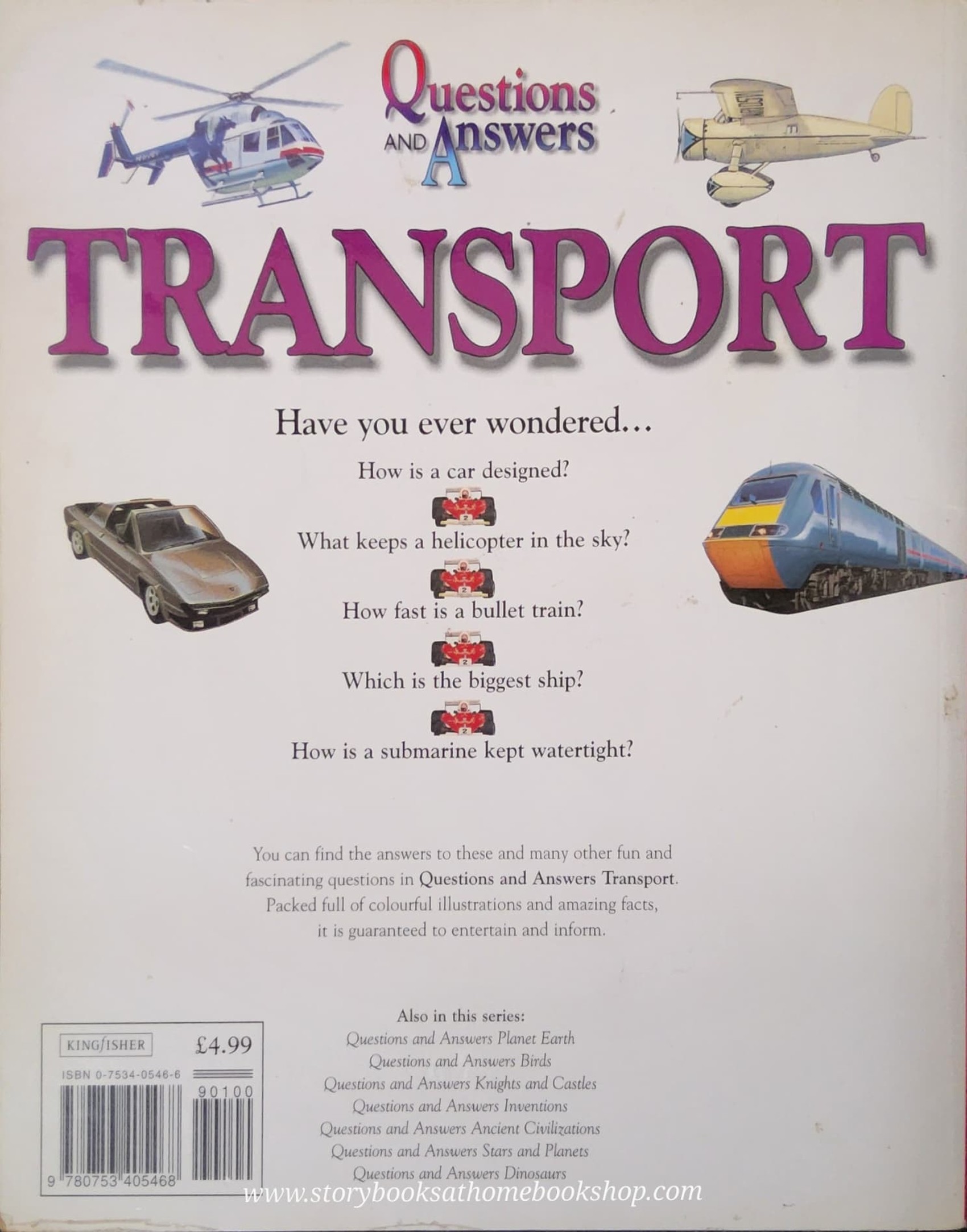 KNOWLEDGE BOOK** ð
ð
QUESTIONS AND ANSWERS : TRANSPORT