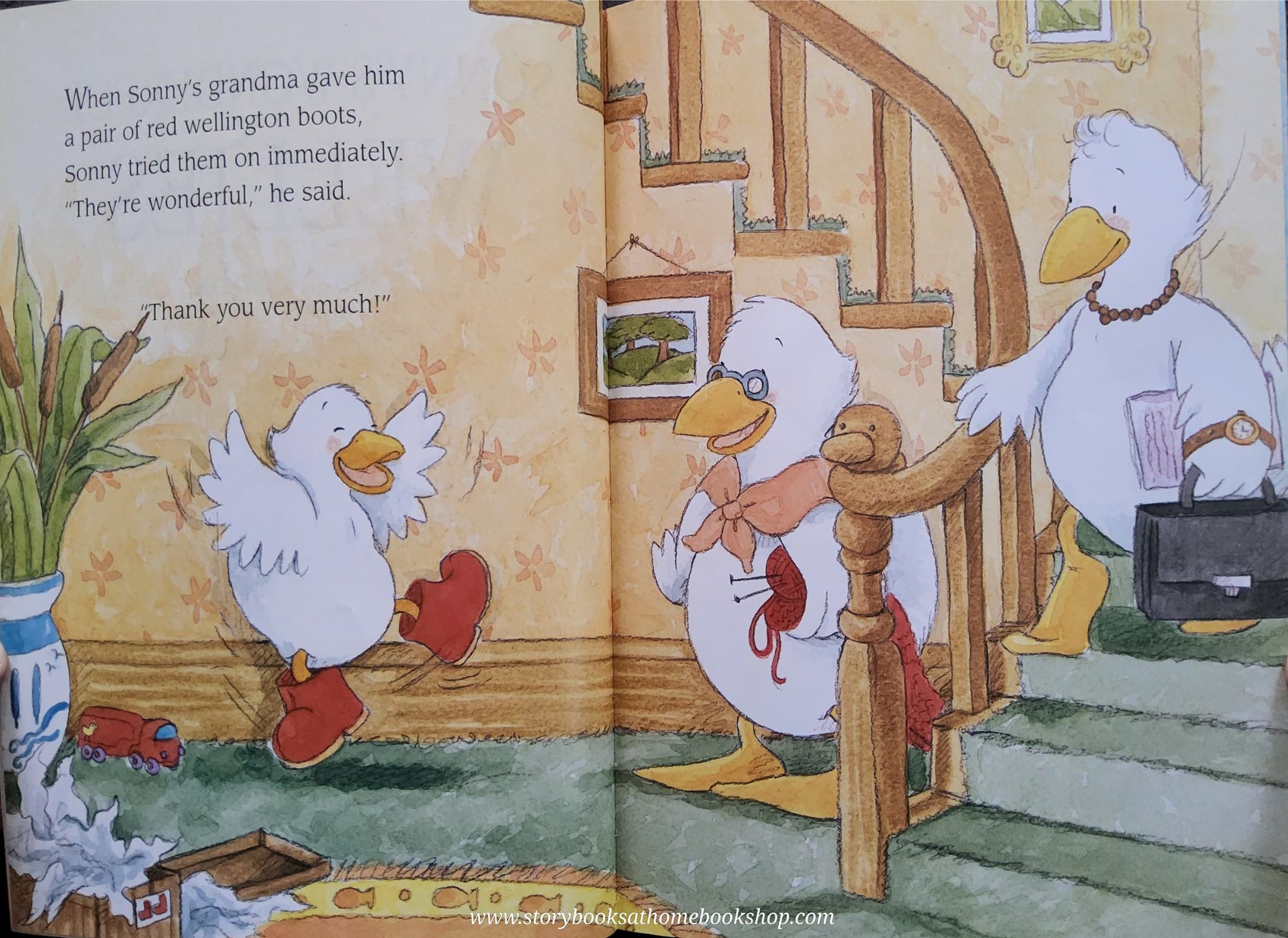 หนังสือนิทานปกอ่อน** 🍅🍅SONNY' WONDERFUL WELLIES BY LISA STUBBS