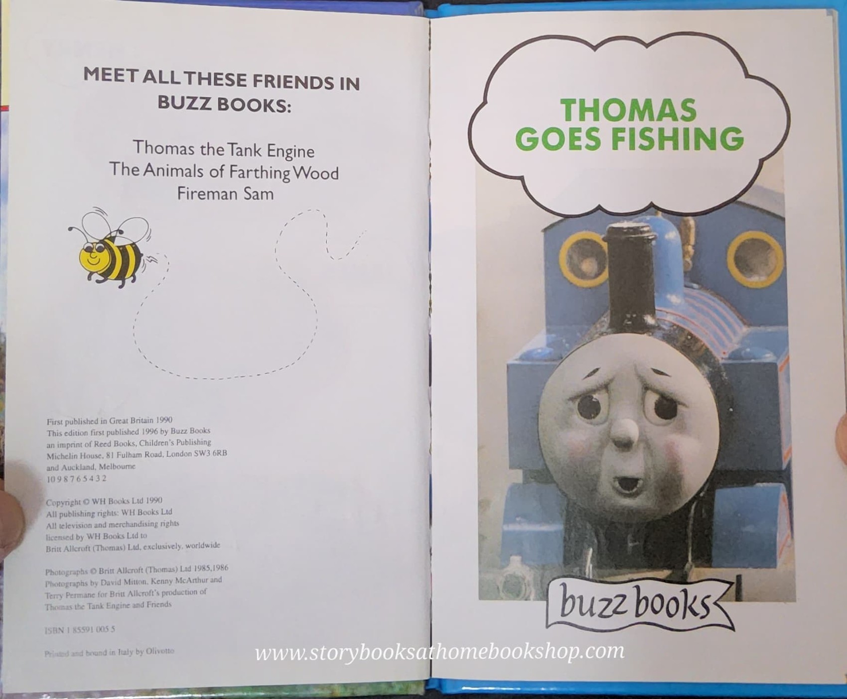 หนังสือนิทานปกแข็ง** 🍅THOMAS THE TANK ENGINE&FRIENDS:THOMAS GOES FISHING