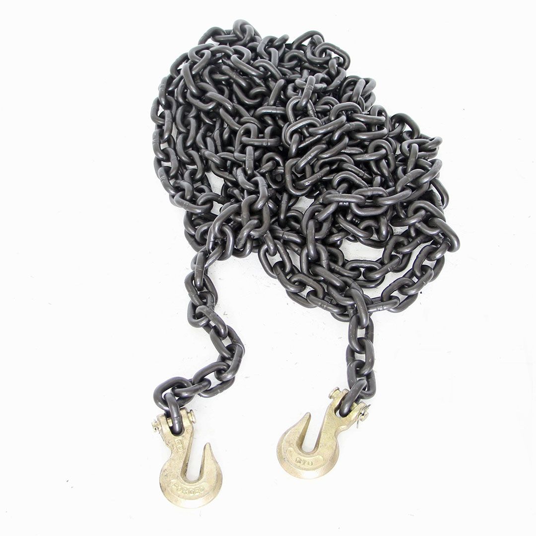 Chain โซ่เหล็กยกของตะขอสับ 2ขา 6m