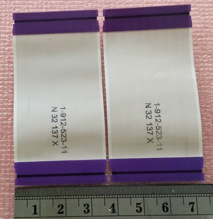 สายแพสั้นทีวี โซนี่ (SONY) ของแท้ถอดจากเครื่องพาร์ท1-912-523-11 ใช้ได้กับหลายรุ่นที่พาร์ทตรงกัน