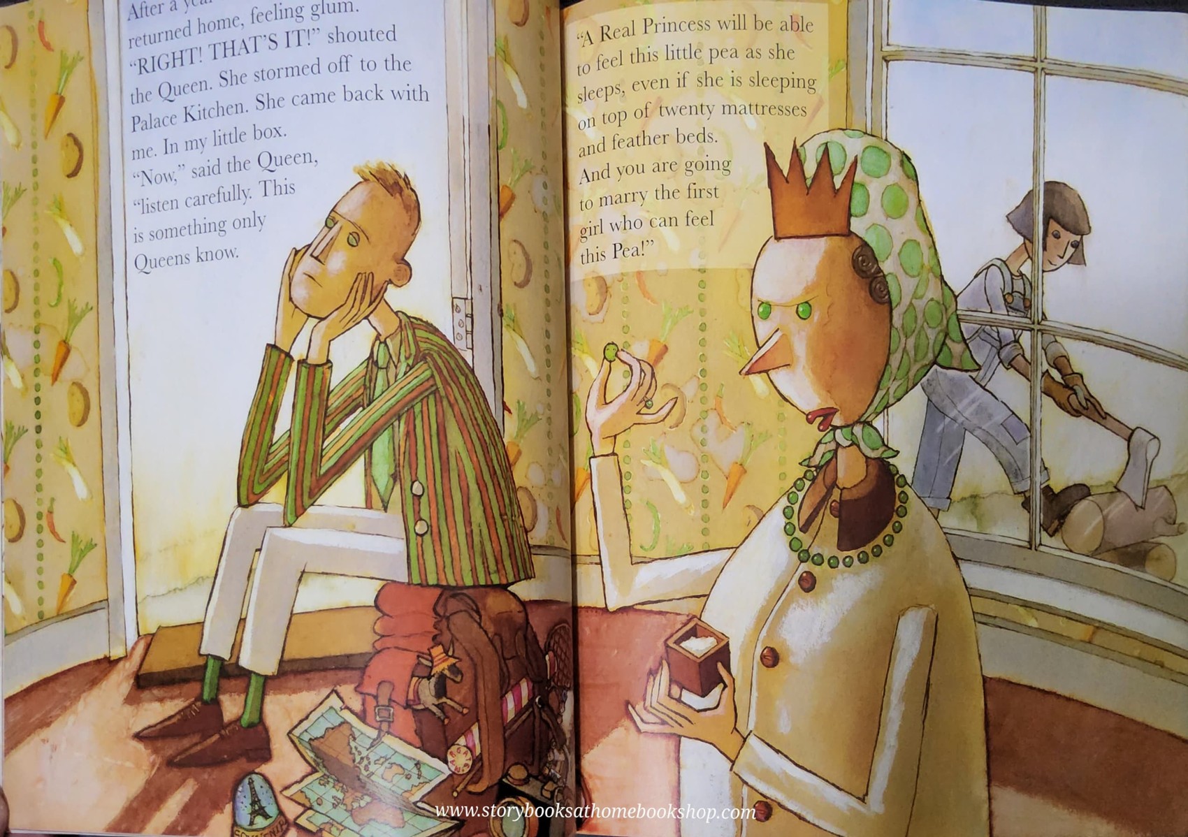 หนังสือนิทานปกอ่อน** ♥️THE PEA AND THE PRINCESS MINI GREY