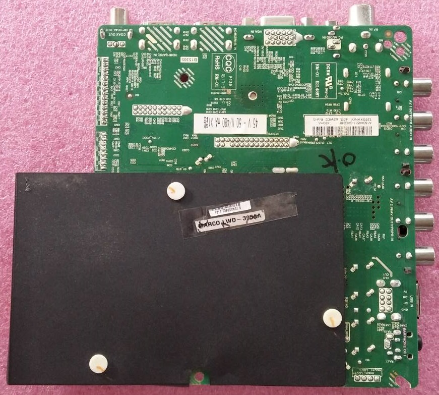เมนบอร์ดทีวี MARCO ของแท้ถอดจากเครื่อง ใช้กับรุ่น LWD-395AA เวอร์ชั่นทีบาร์T390XVN01-0