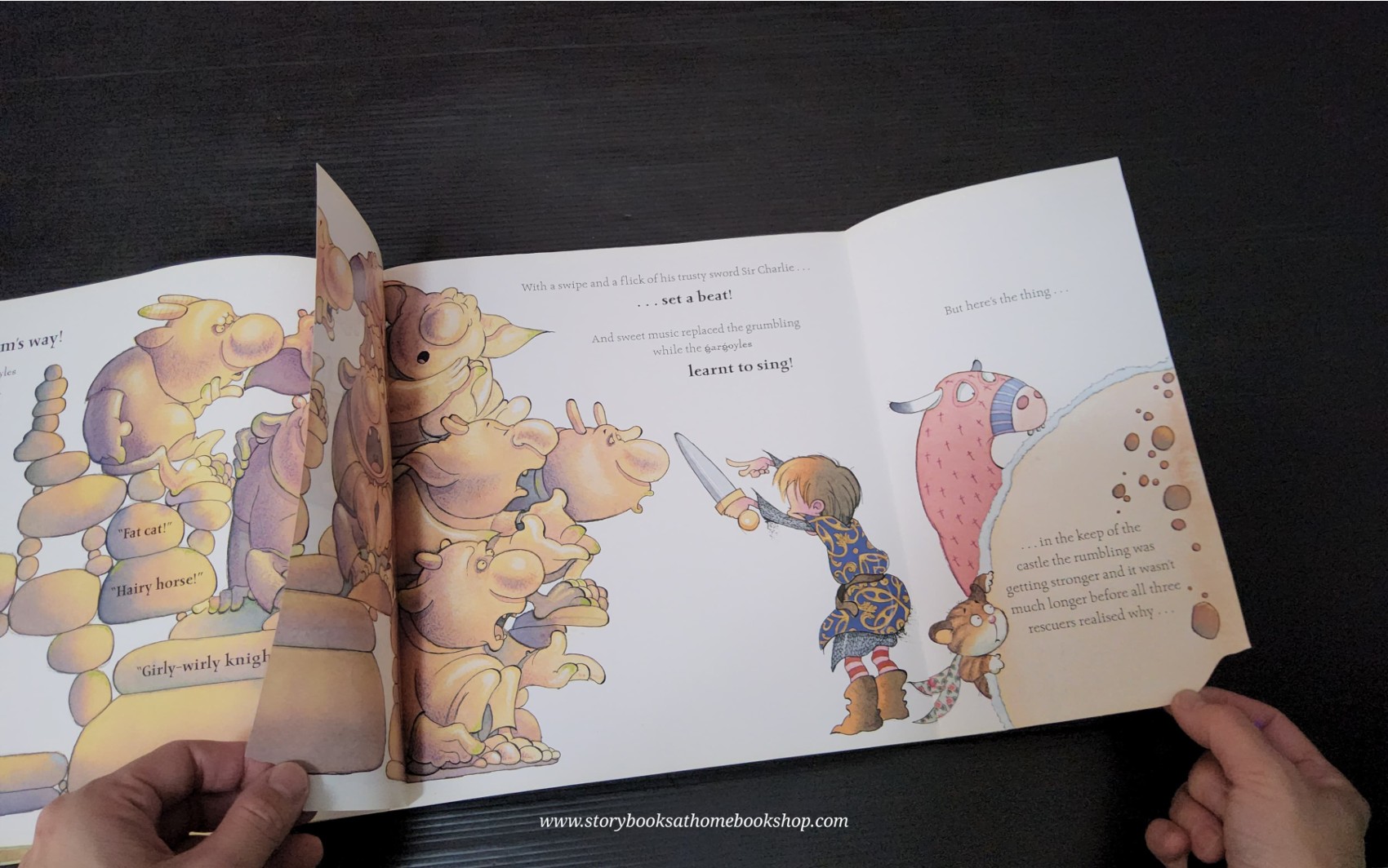 หนังสือนิทานปกอ่อน** 🍅🍓SIR CHARLIE STICKY SOCKS AND THE TALE OF THE TERRIBLE SECRET WITH 4 GIANT FLAPS