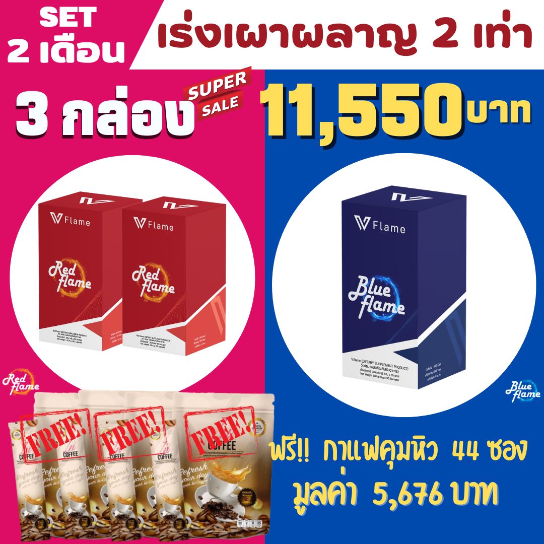 V-FLAME เชตเร่งเผาผลาญ 2 เท่า