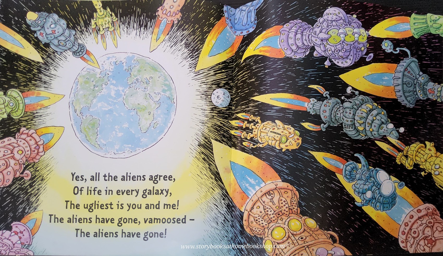 หนังสือนิทานปกอ่อน ** 🍅HERE COME THE ALIENS! CoLIN McNaughton