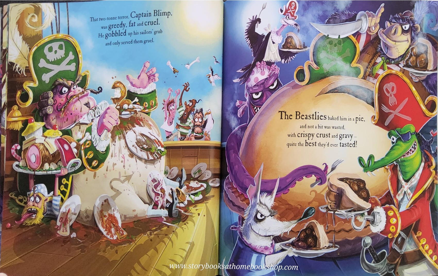 หนังสือนิทานปกอ่อน** 🍅🍓THE BEASTLY PIRATES BY JOHN KELLY