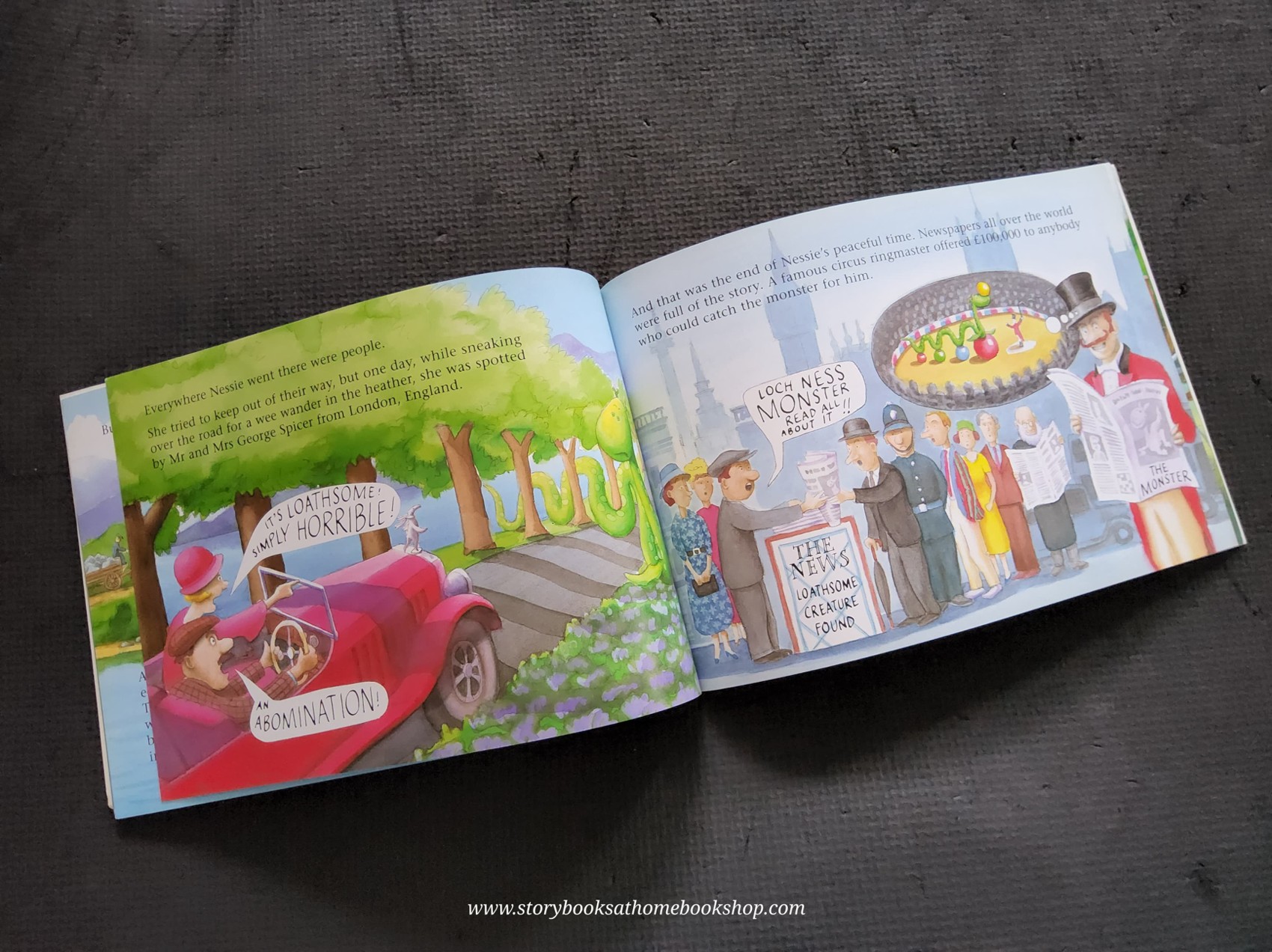 หนังสือนิทานปกอ่อน** 🍅🍅NESSIE THE LOCH NESS MONSTER BY RICHARD BRASSEY