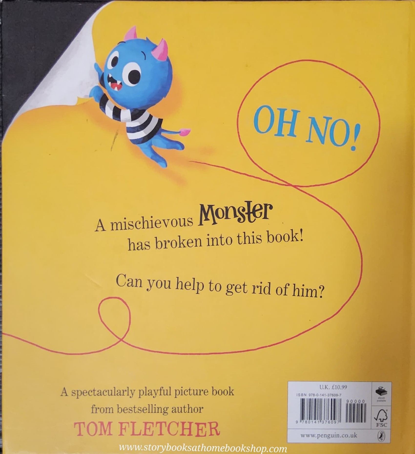 RECOMMENDED BOOK** **หนังสือนิทานปกแข็ง** 🍅🍓THERE'S MONSTER IN YOUR BOOK BY TOME FLETCHER