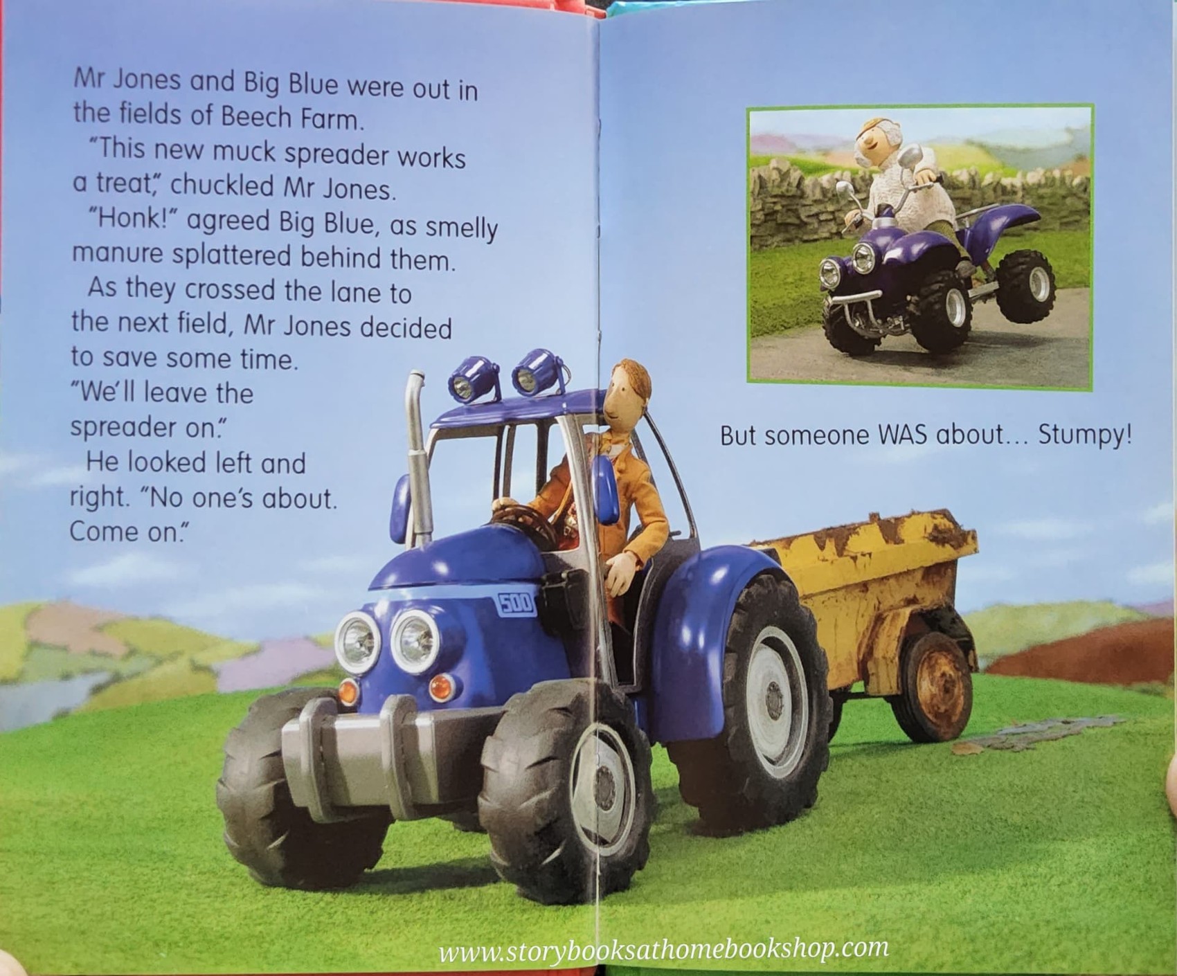 หนังสือนิทานปกแข็ง** 🍅🍅LITTLE RED TRACTOR THE BEAST OF BABLEBROOK