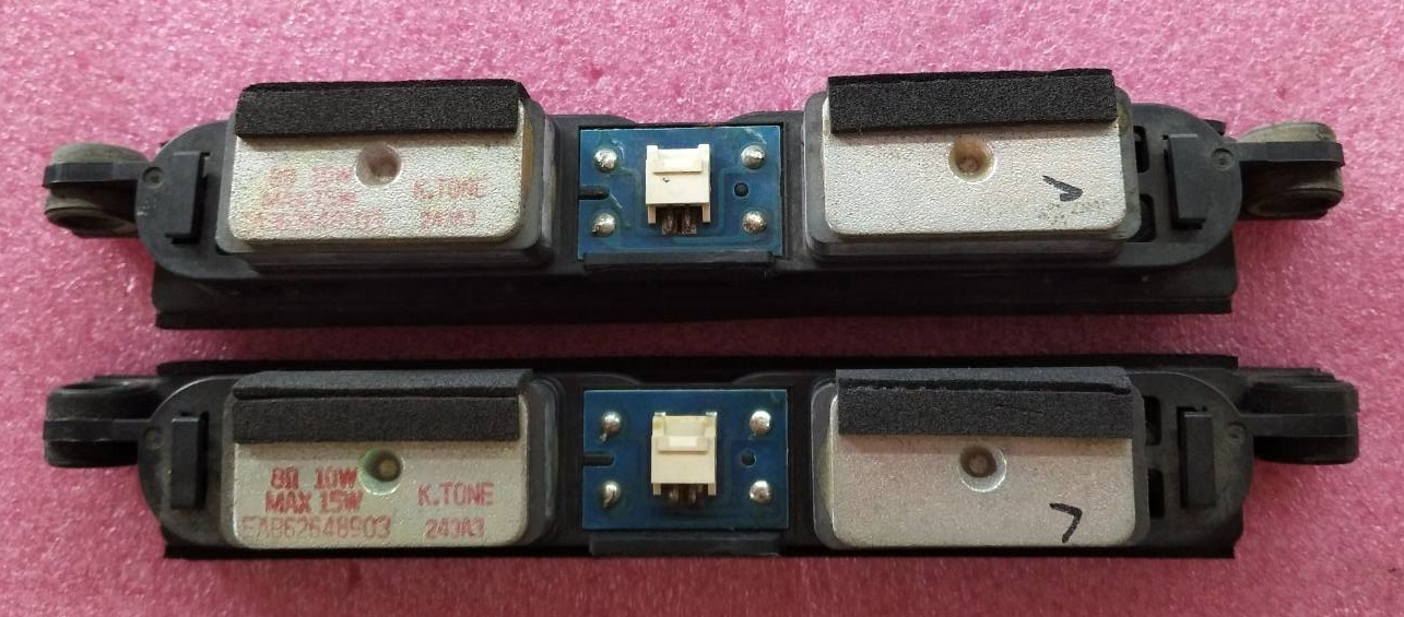 ลำโพงทีวี LG (แอลจี) มือสองพร้อมใช้งาน รุ่น42LM5800 42LS4600 47LM4610 47LM6200 47LM6700 พาร์ทEAB62648901 EAB62648903 EAB62648905 (8โอมห์ 10/15วัตต์)