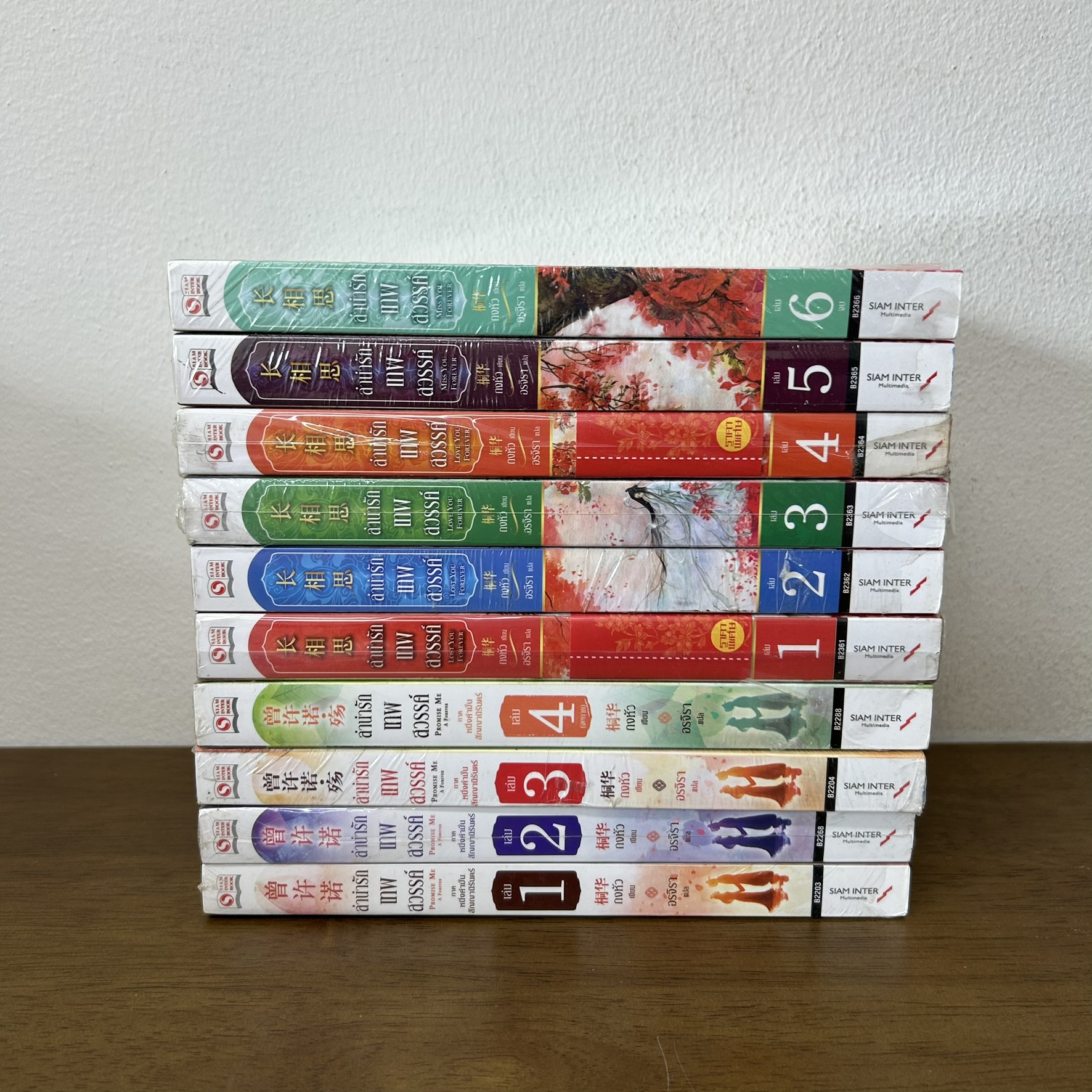ลำนำรักเทพสวรรค์ ภาคแรก เล่ม 1-4 จบ+ภาค 2 เล่ม 1-6 จบ ครบชุด 10 เล่ม ... ถงหัว (มือหนึ่งซีลขีดสัน) แปลจีน นิยาย