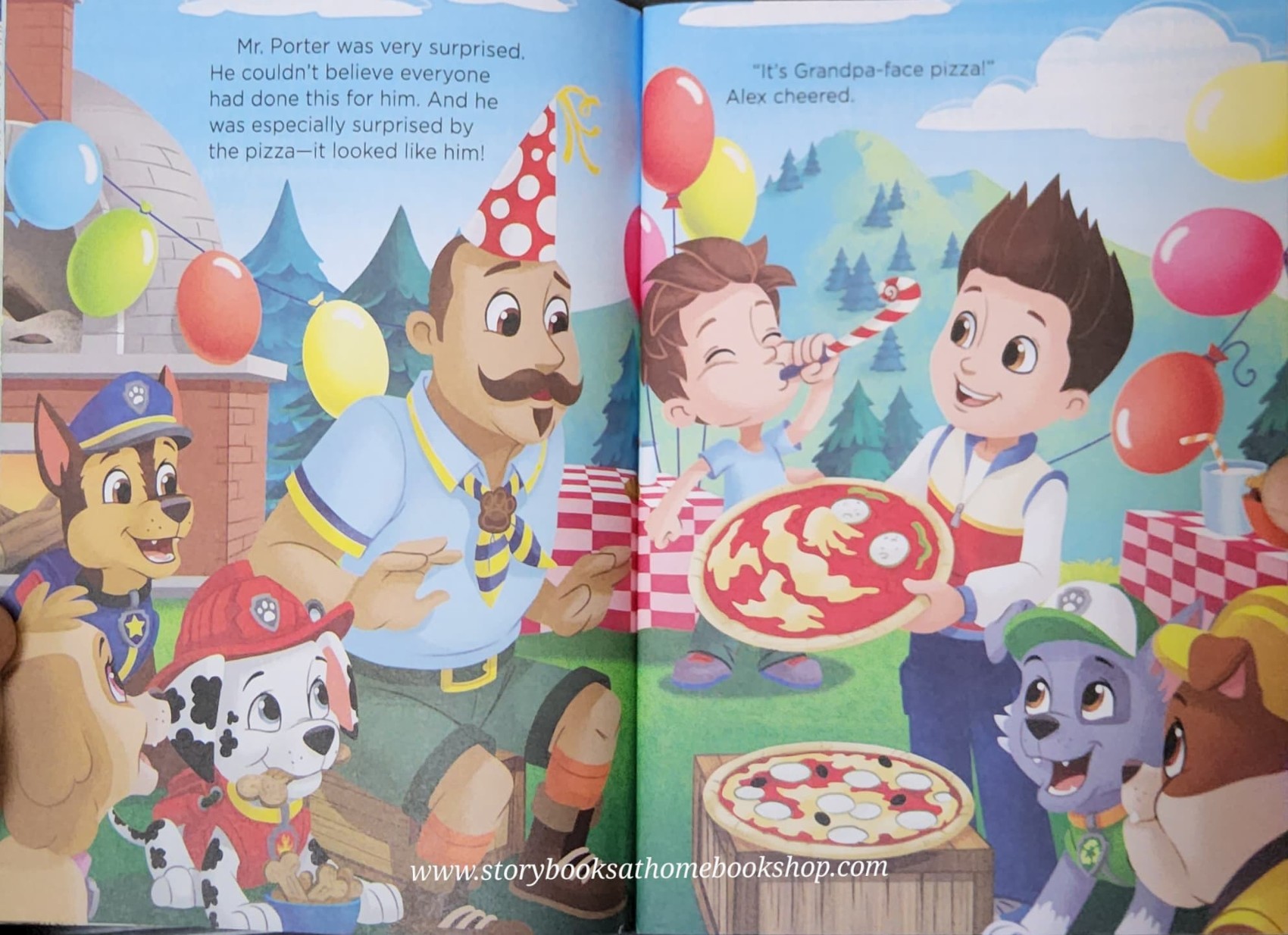 หนังสือนิทานปกแข็ง** ♥️A LITTLE GOLDEN BOOK: PAW PATROL ADVENTURES WITH GRANDPA!