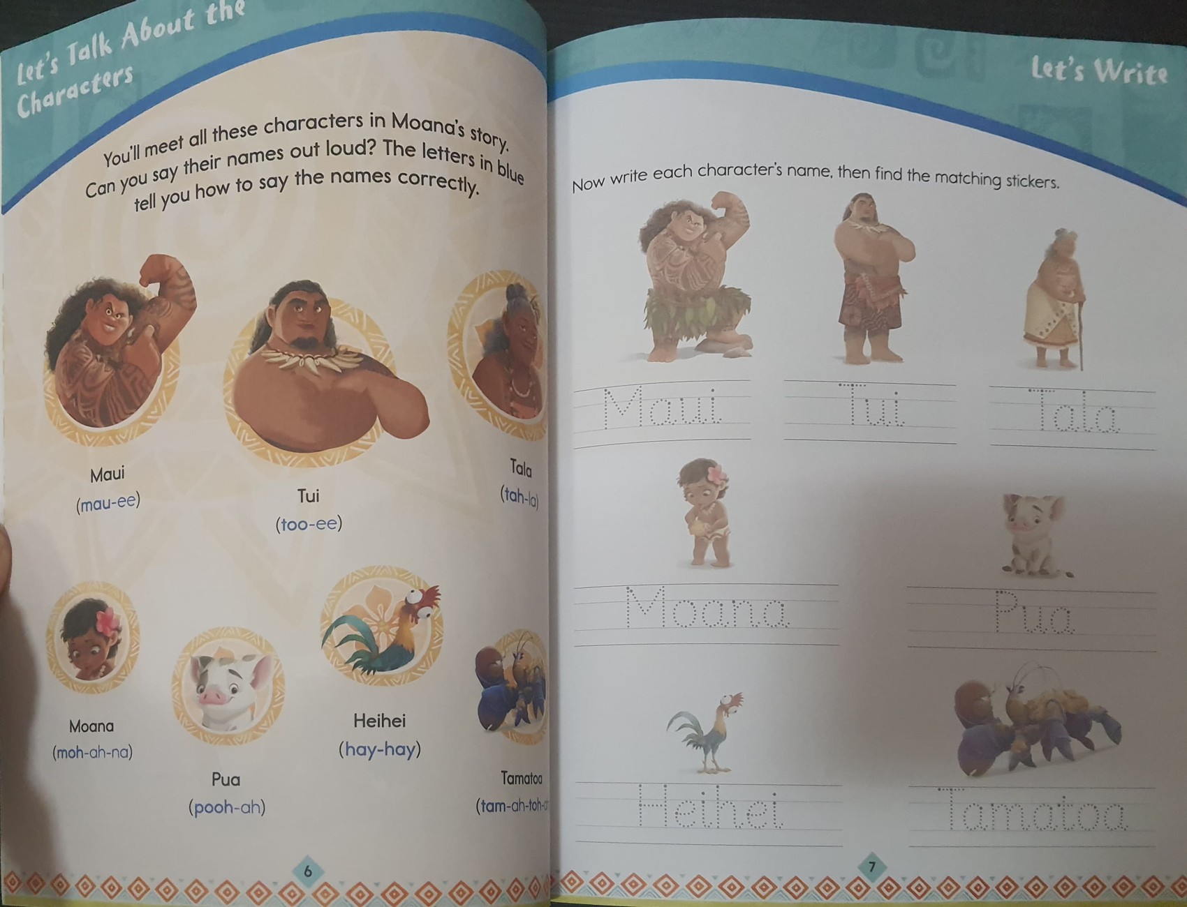 PRACTICE BOOKS ** ð
DISNEY MOANA:ENGLISH PRACTICE AGE 5-6
