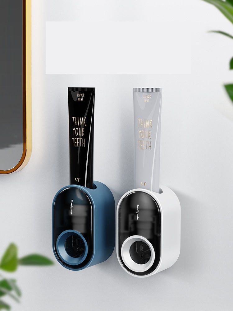 Toothpaste dispenser ที่บีบยาสีฟันอัตโนมัติแบบไม่ต้องเจาะผนัง